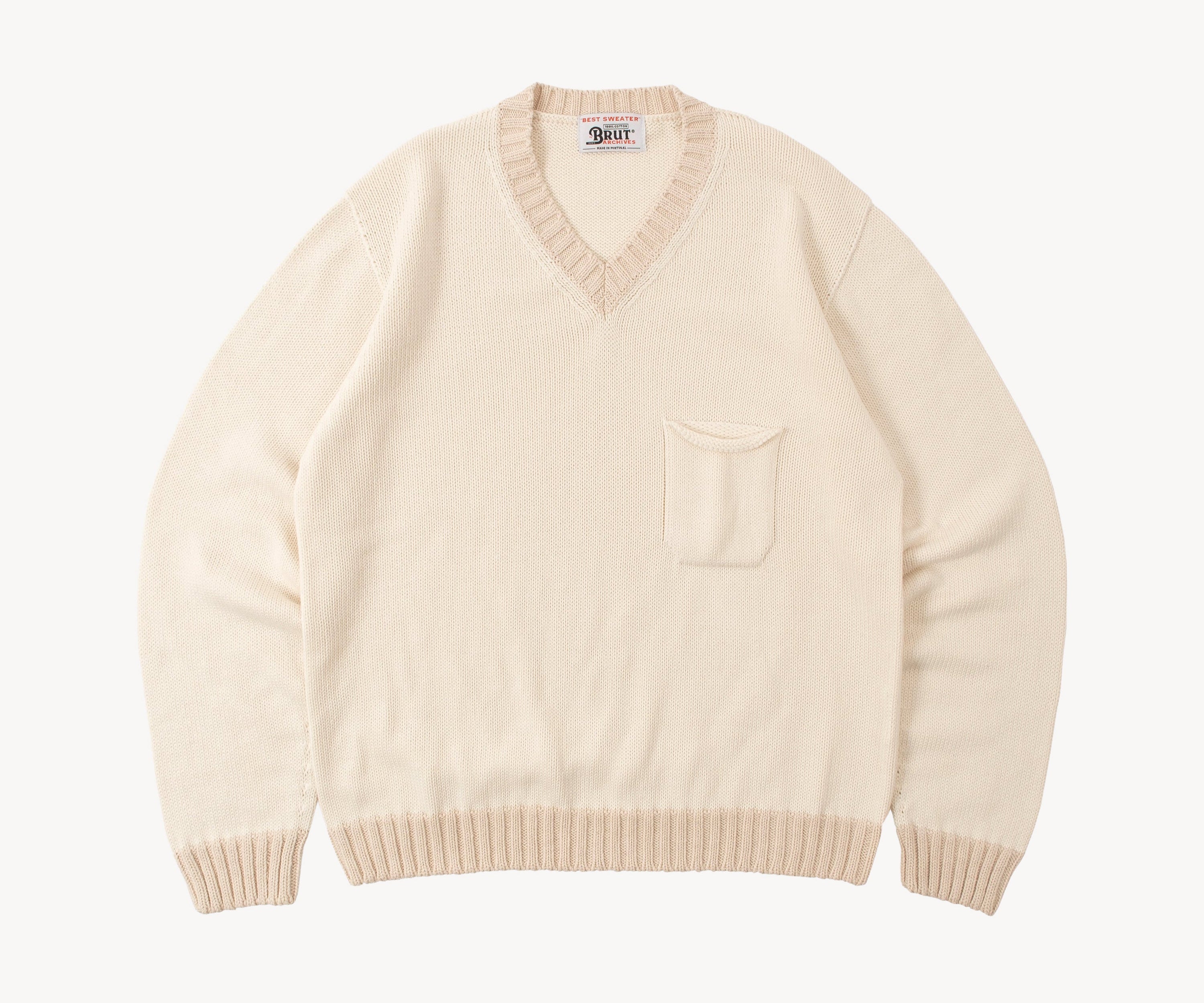 THE BEST SWEATER Knitwear X-SMALL / NATURAL - BRUT Clothing US