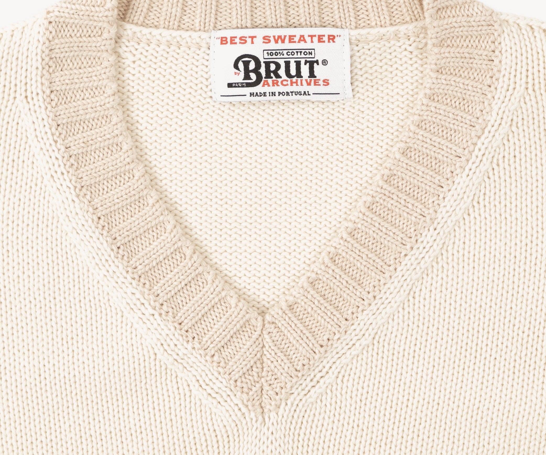 THE BEST SWEATER Knitwear X-SMALL / NATURAL - BRUT Clothing US