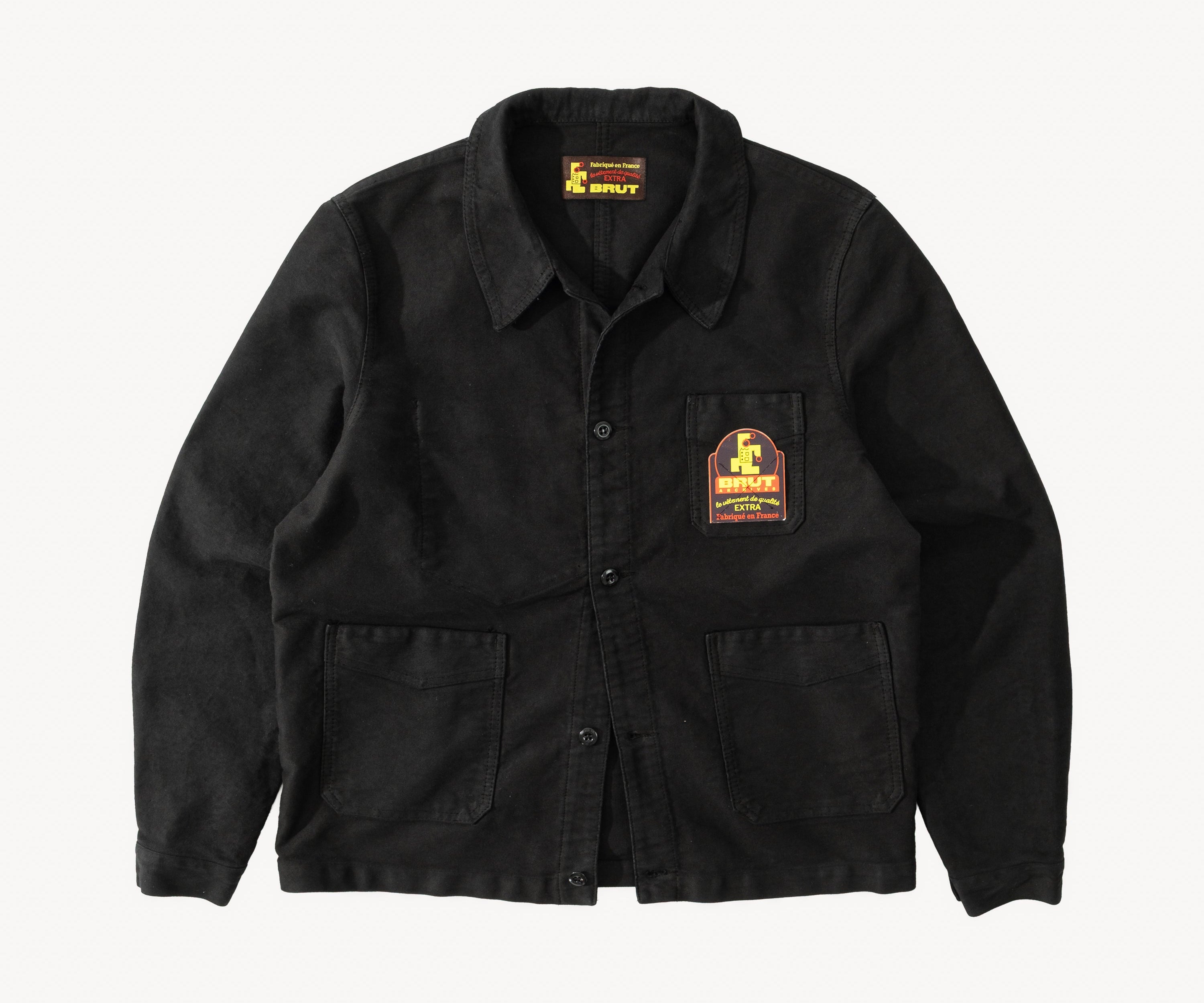REWORK® WORK JACKET Coats & Jackets SMALL / BLACK - BRUT Clothing US