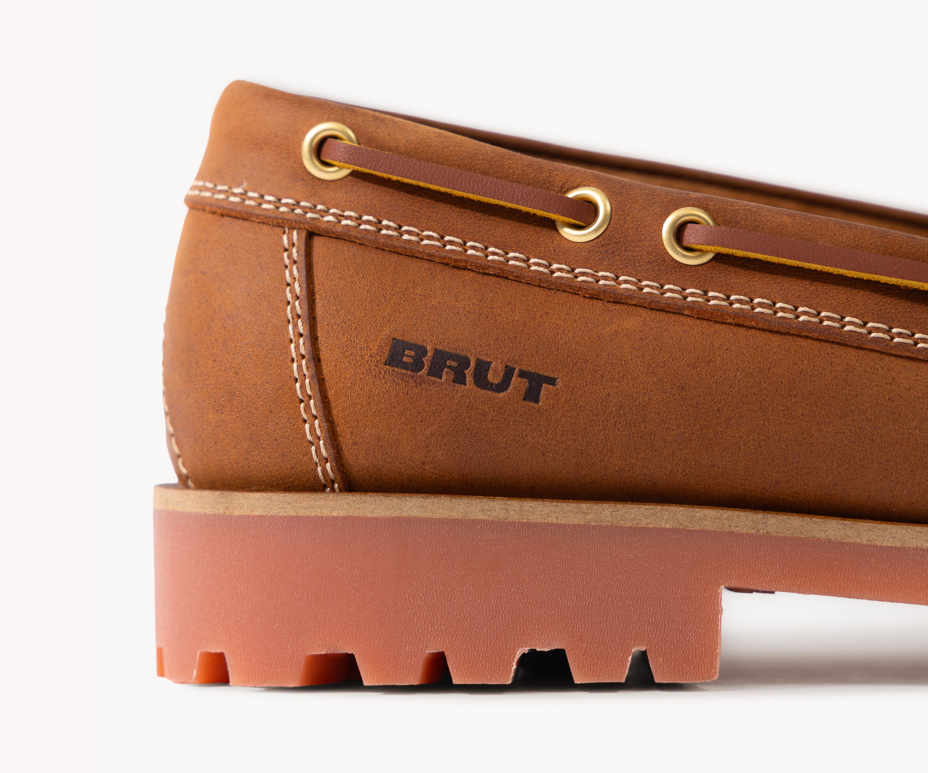 THE BOAT SHOES Socks and Shoes 39EU / 6.5US / BROWN - BRUT Clothing US