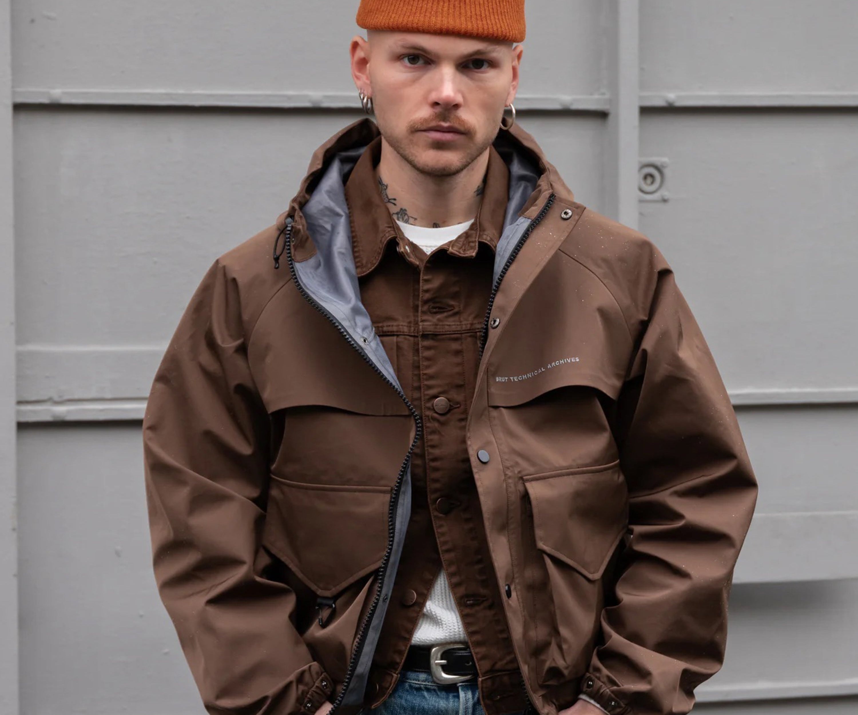 THE COMMANDO WATCH CAP Hats and Caps ORANGE - BRUT Clothing US