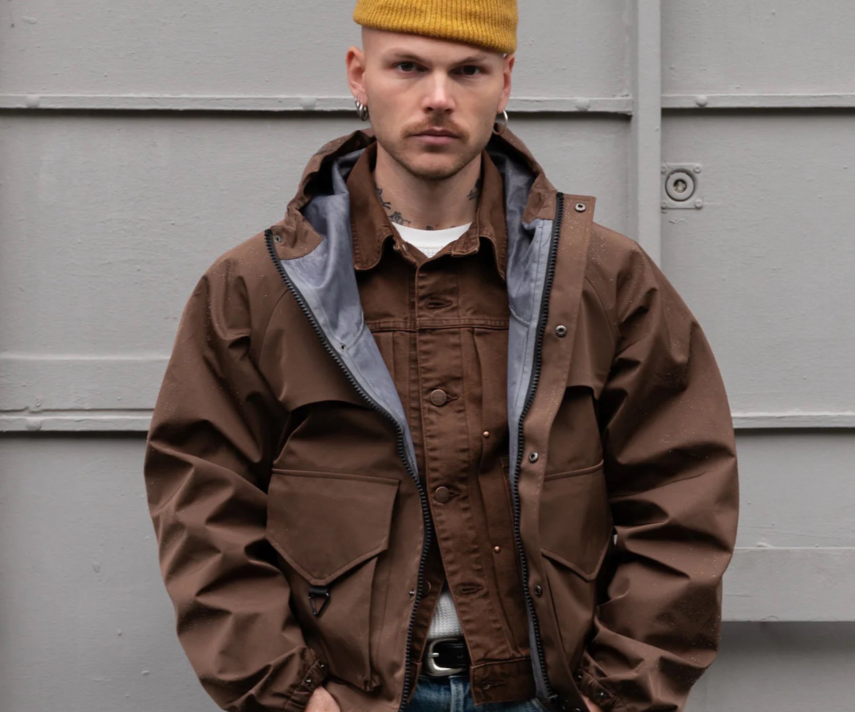 THE COMMANDO WATCH CAP Hats and Caps MUSTARD - BRUT Clothing US