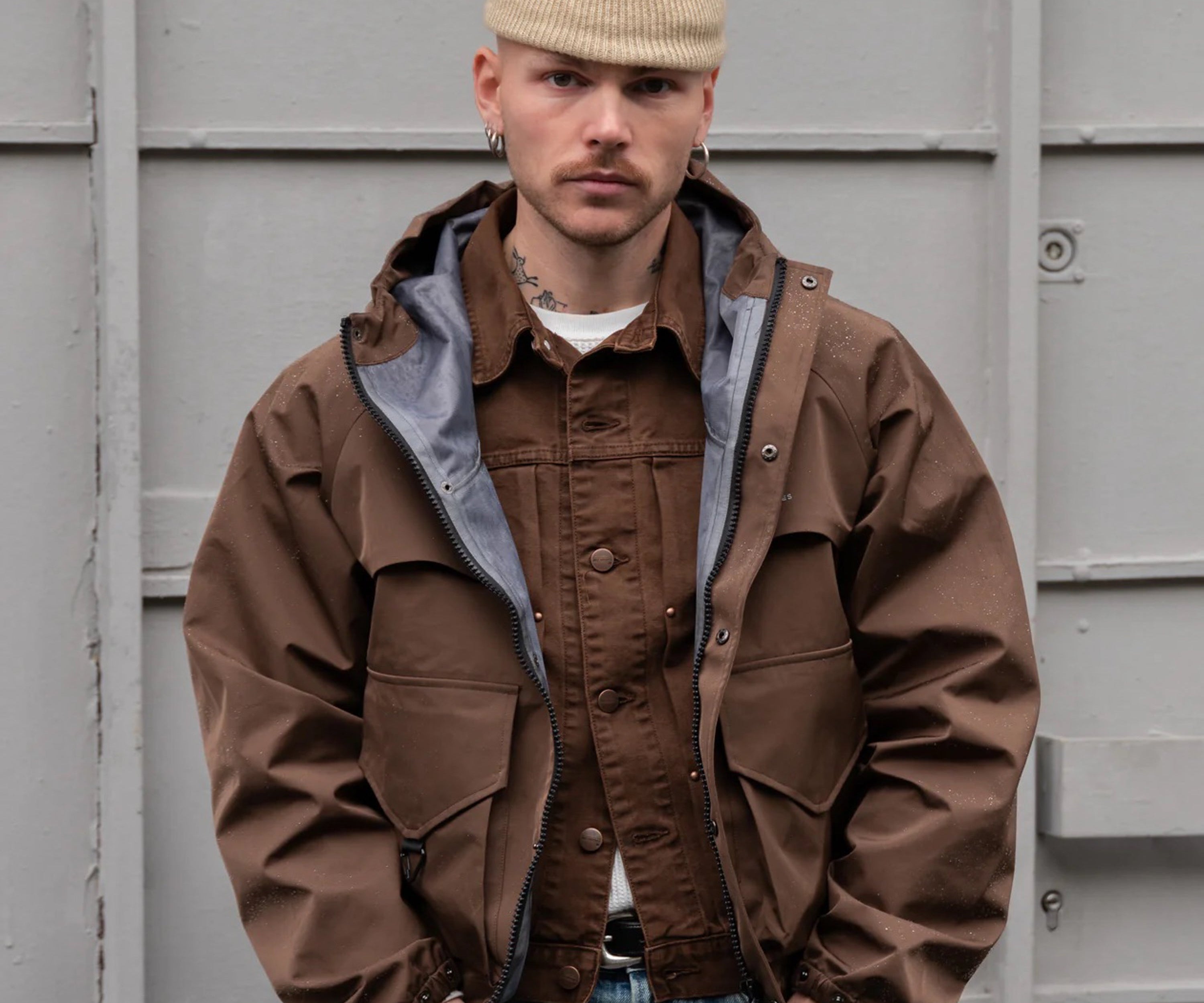 THE COMMANDO WATCH CAP Hats and Caps CREAM - BRUT Clothing US