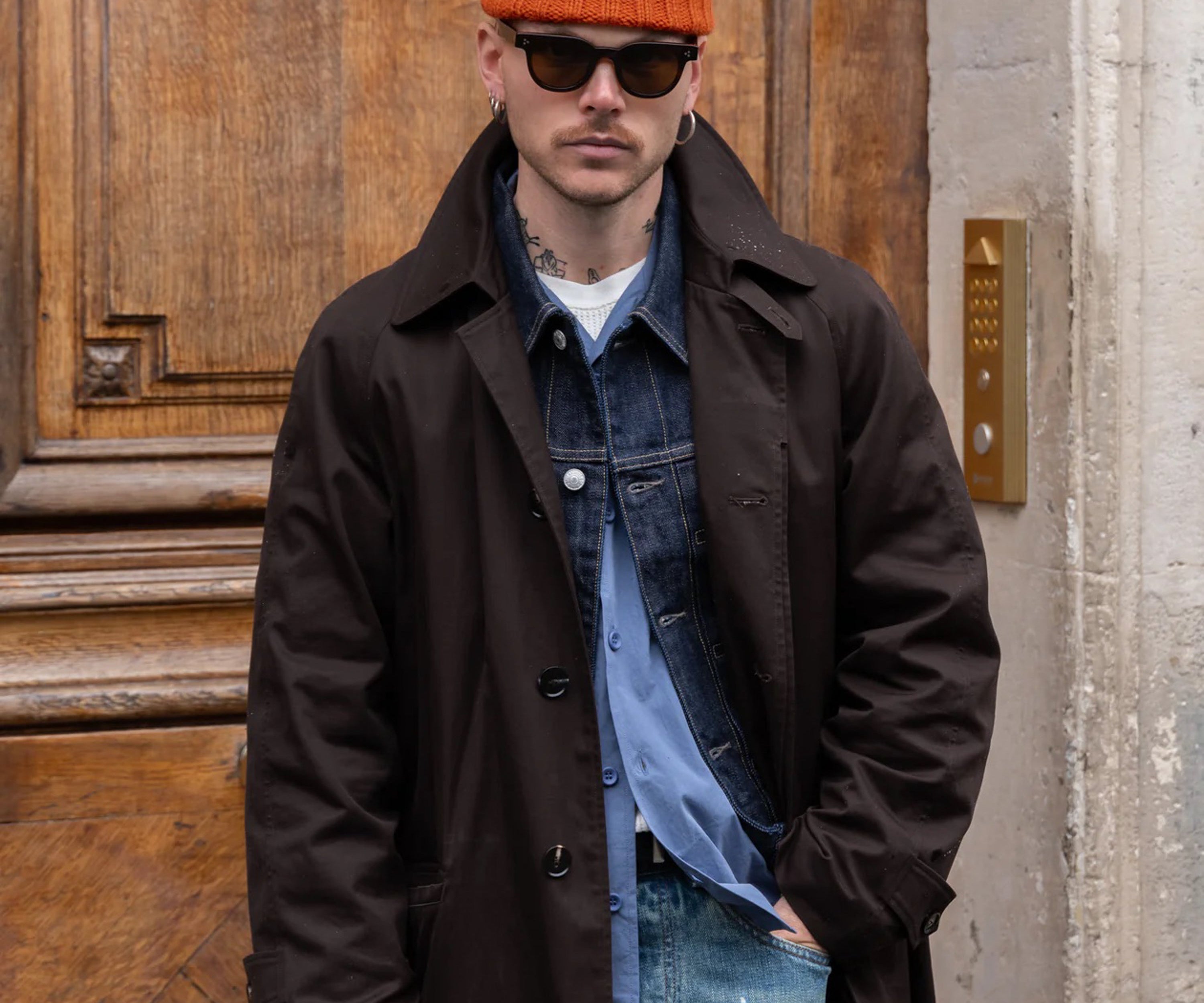 THE HEAVY WATCH CAP Hats and Caps ORANGE - BRUT Clothing US