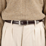 THE MACADAM BELT Belts SIZE 0 / HAVANA - BRUT Clothing US