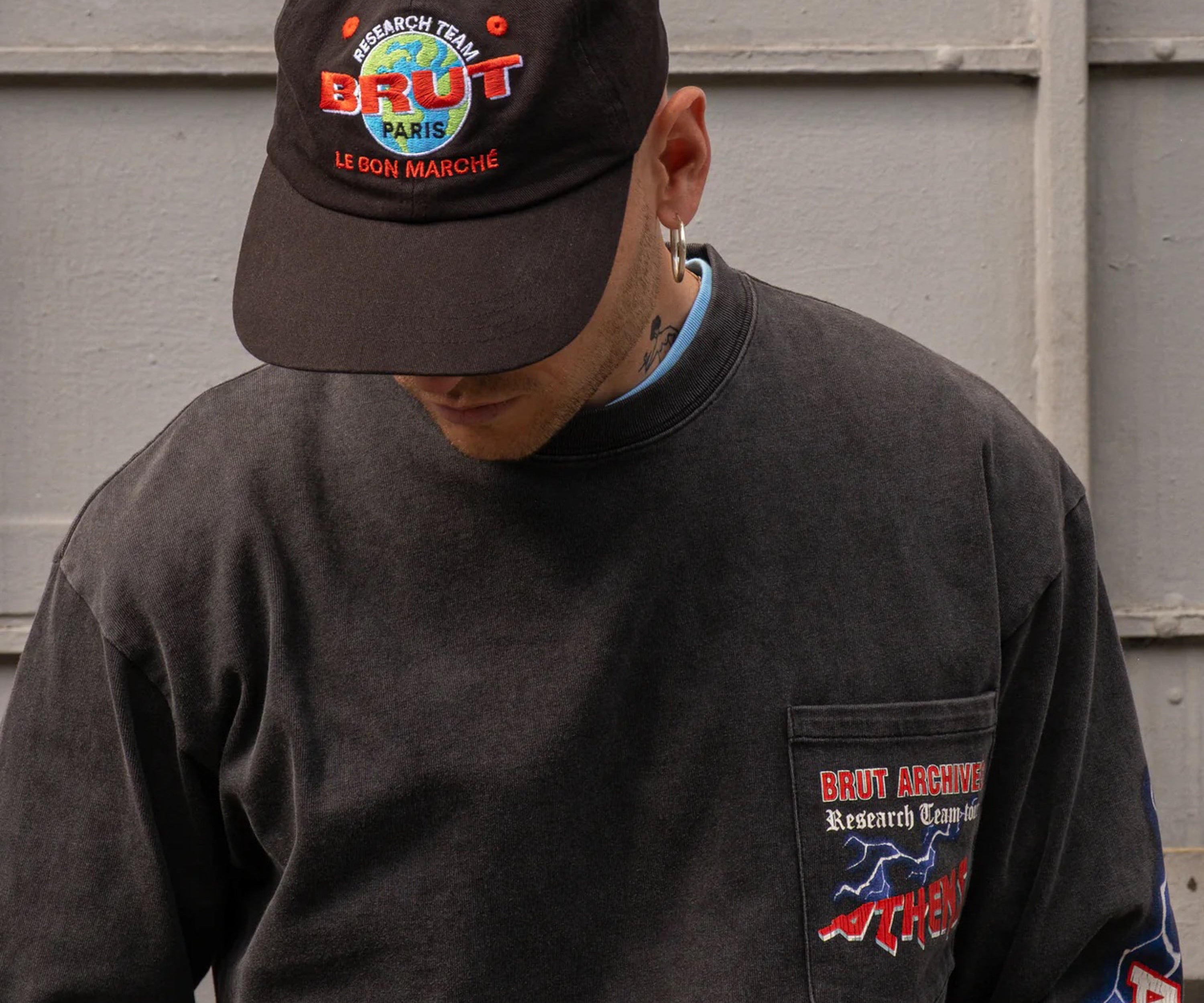 THE RESEARCH TEAM TOUR CAP Hats and Caps BLACK - BRUT Clothing US