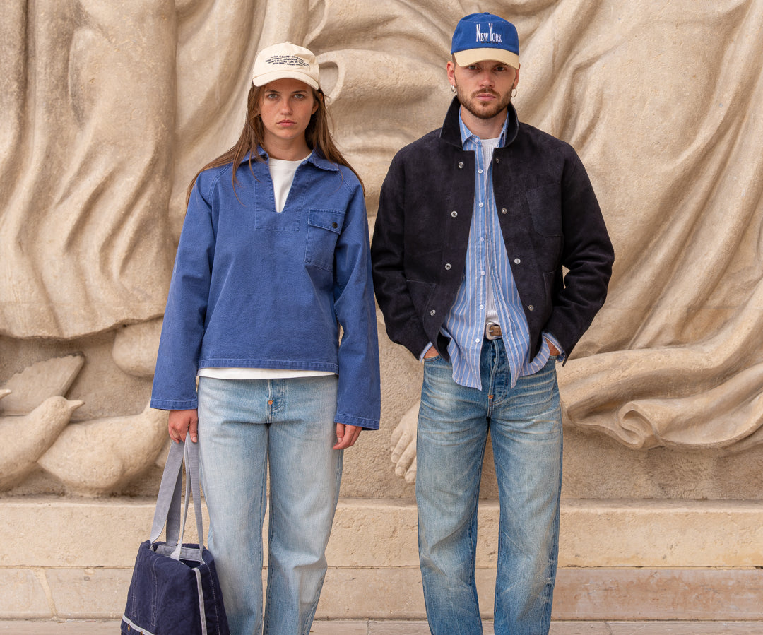 THE FISHERMAN SHIRT Shirts X-SMALL / BLUE - BRUT Clothing US
