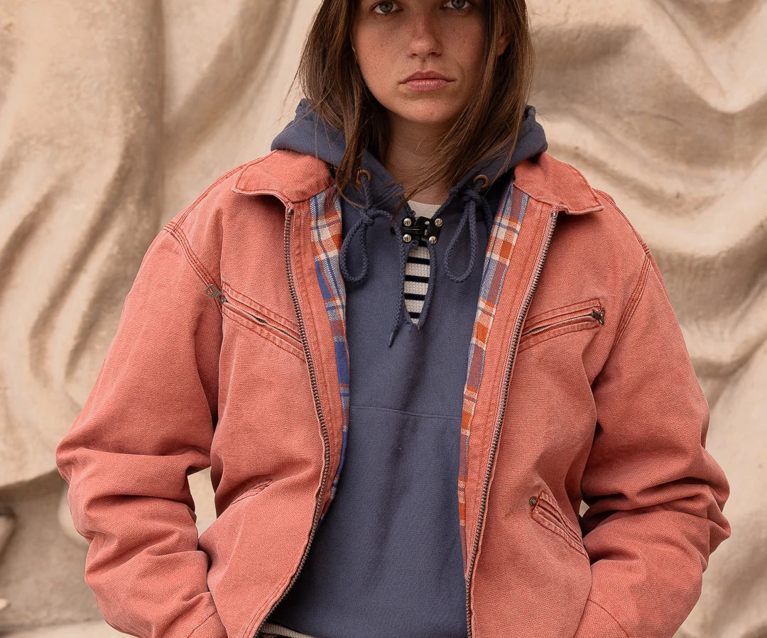 THE BEIRING JACKET Coats & Jackets X-SMALL / PINK - BRUT Clothing US