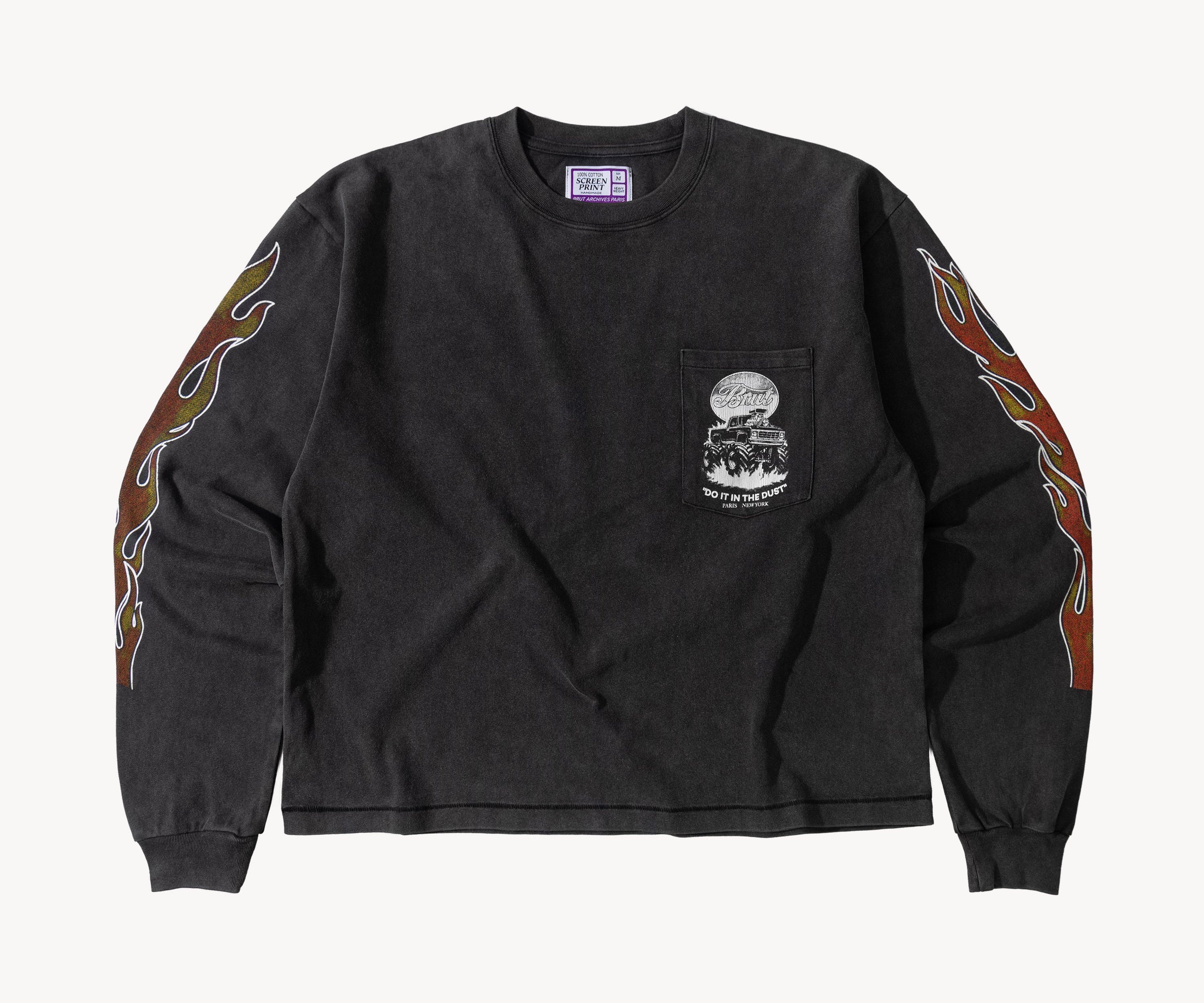 BRUT IN THE DUST TEE T-Shirts X-SMALL / BLACK - BRUT Clothing US