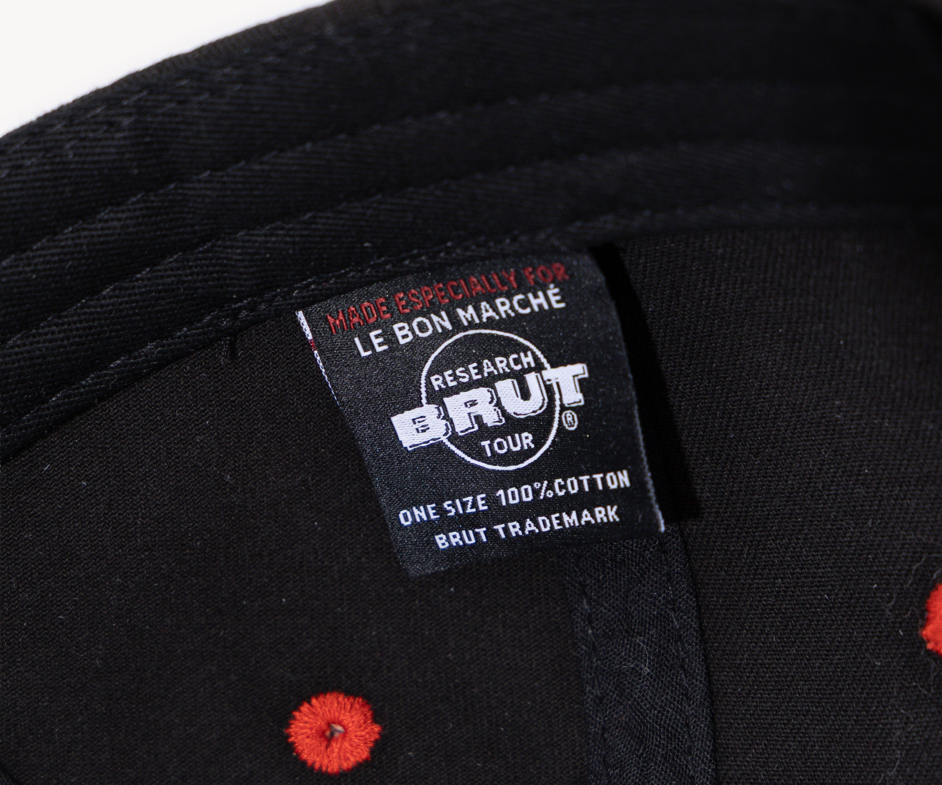 THE RESEARCH TEAM TOUR CAP Hats and Caps BLACK - BRUT Clothing US