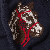 THE LUCKY SWEATER HAND KNIT Knitwear X-SMALL / Navy - BRUT Clothing US