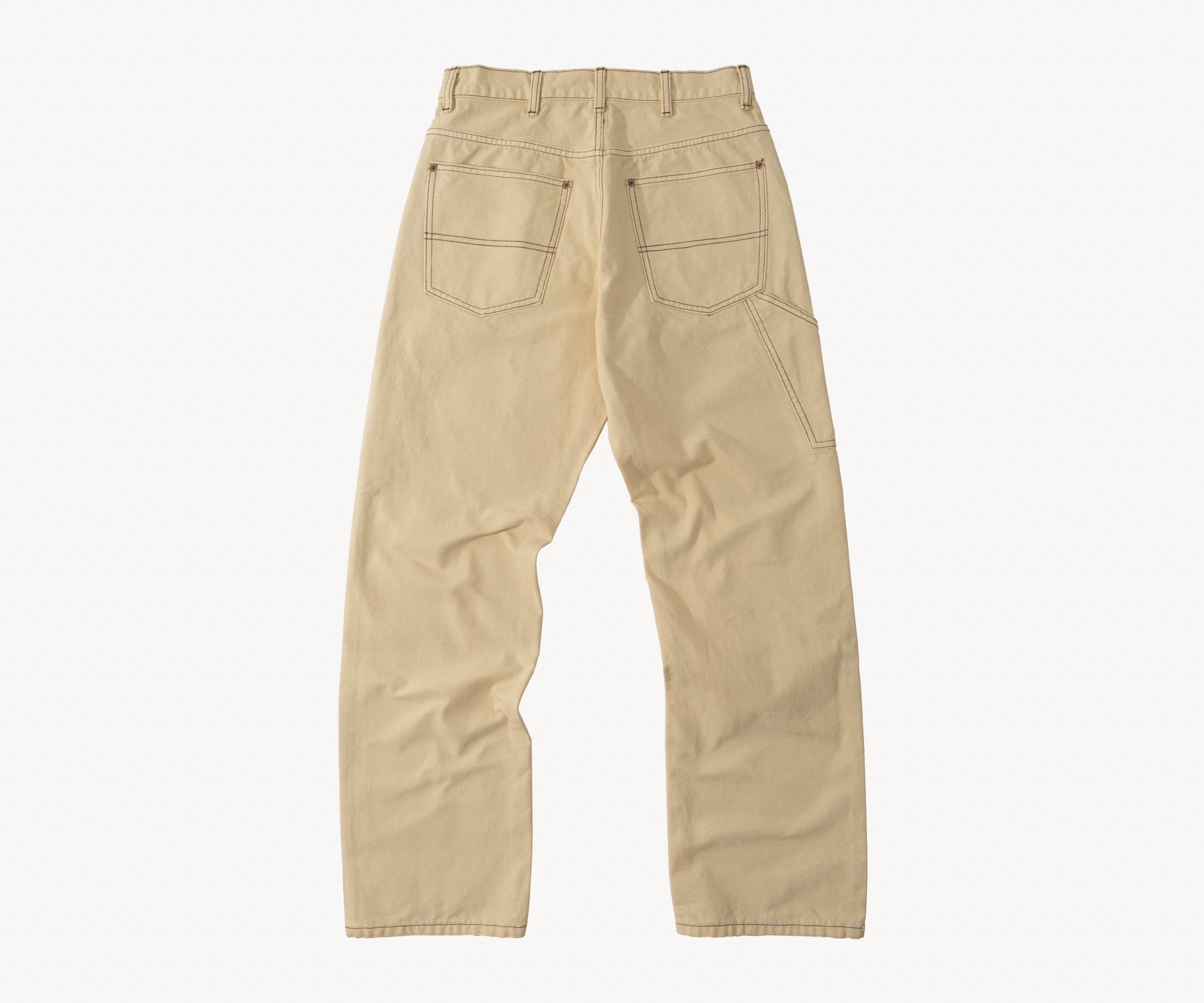 THE CARPENTER PANTS Pants US26 / BEIGE - BRUT Clothing US