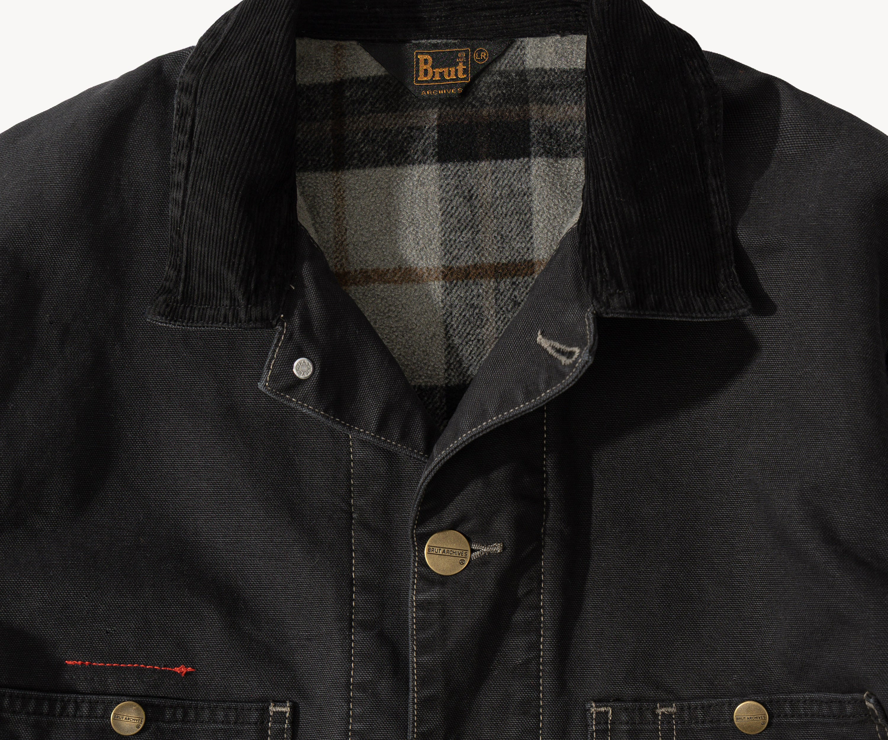 THE CHORE JACKET Coats & Jackets X-SMALL / BLACK - BRUT Clothing US