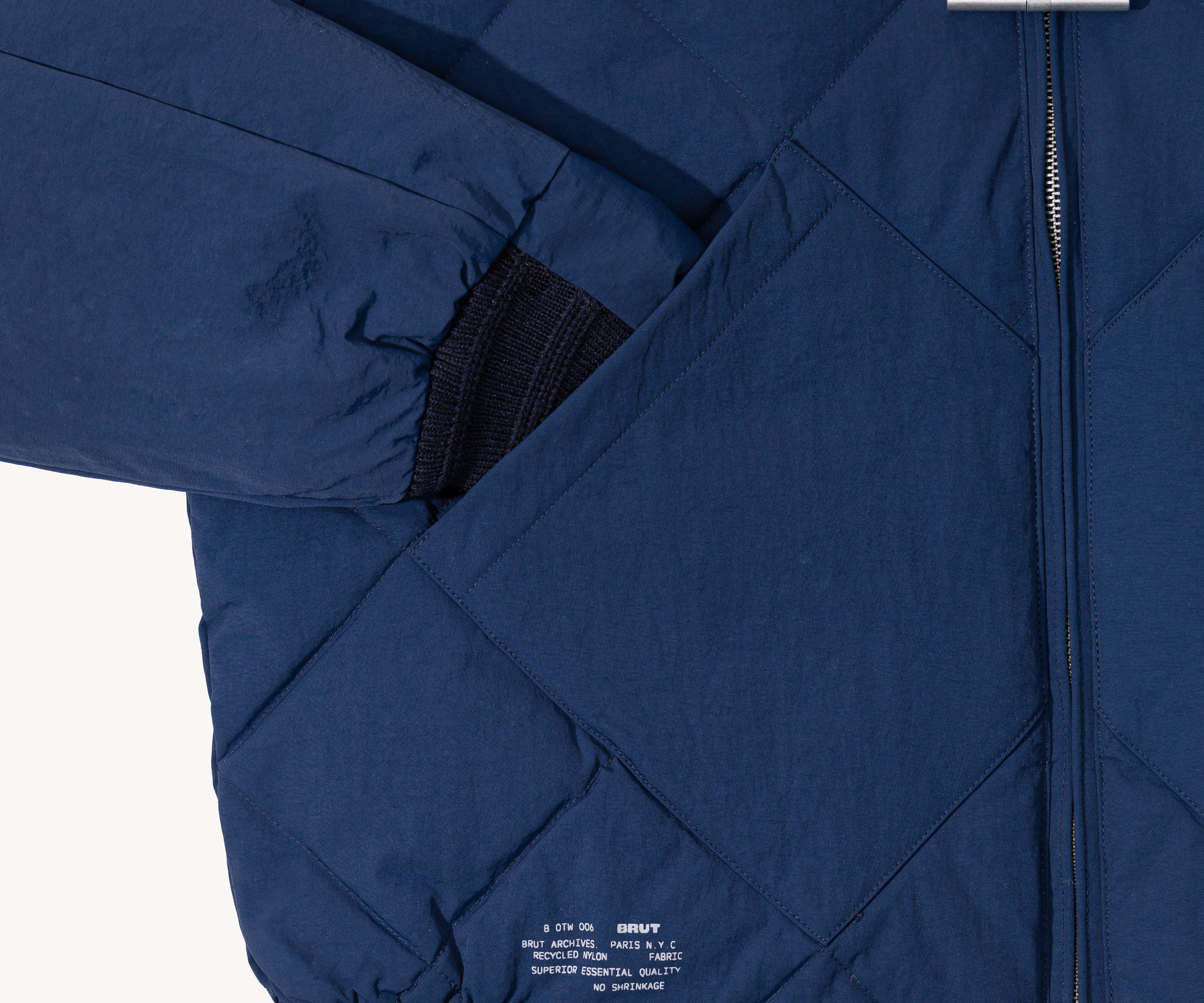THE DOWN JACKET Coats & Jackets X-SMALL / NAVY - BRUT Clothing US