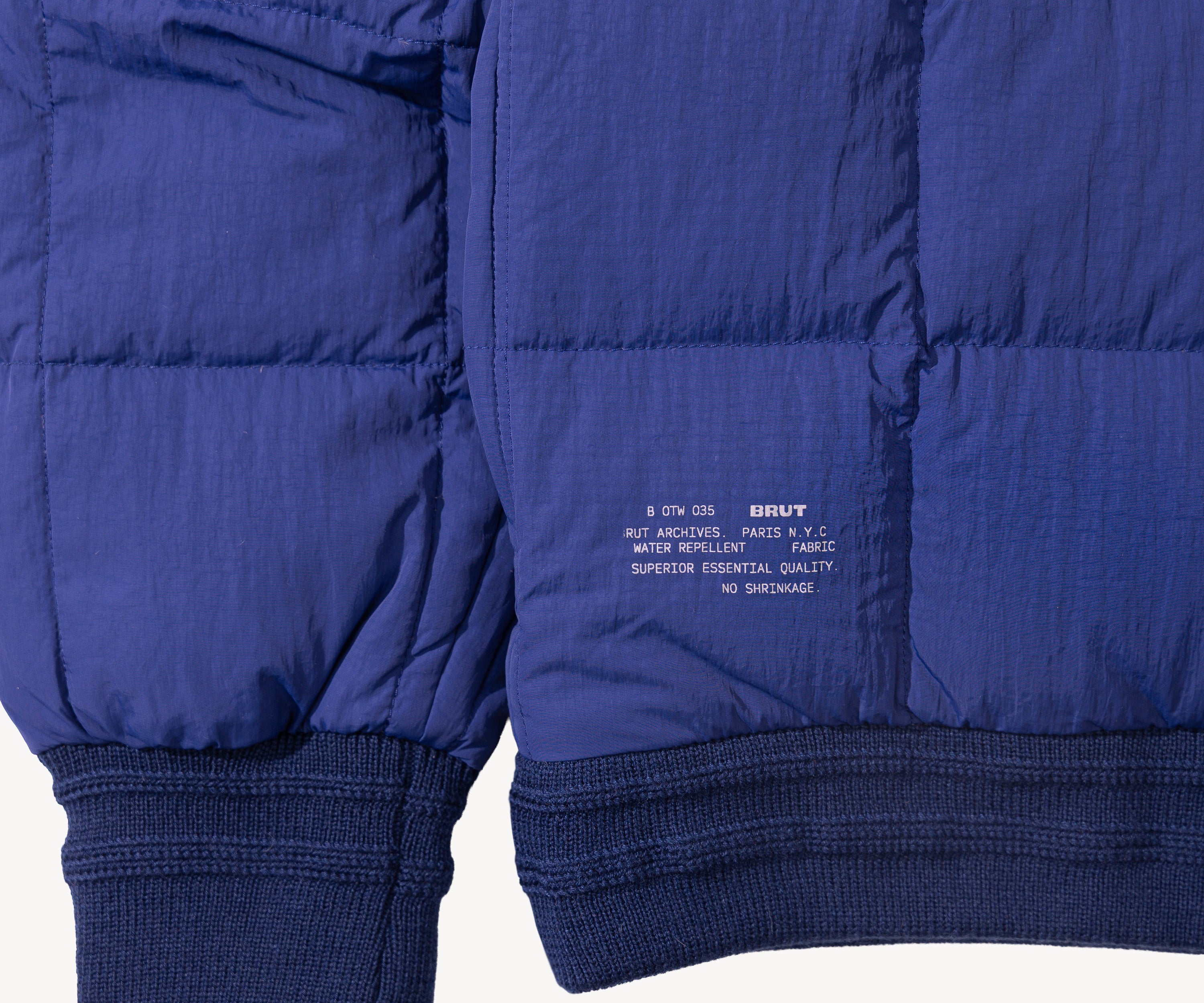 THE DOWN SWEATER Coats & Jackets X-SMALL / NAVY - BRUT Clothing US
