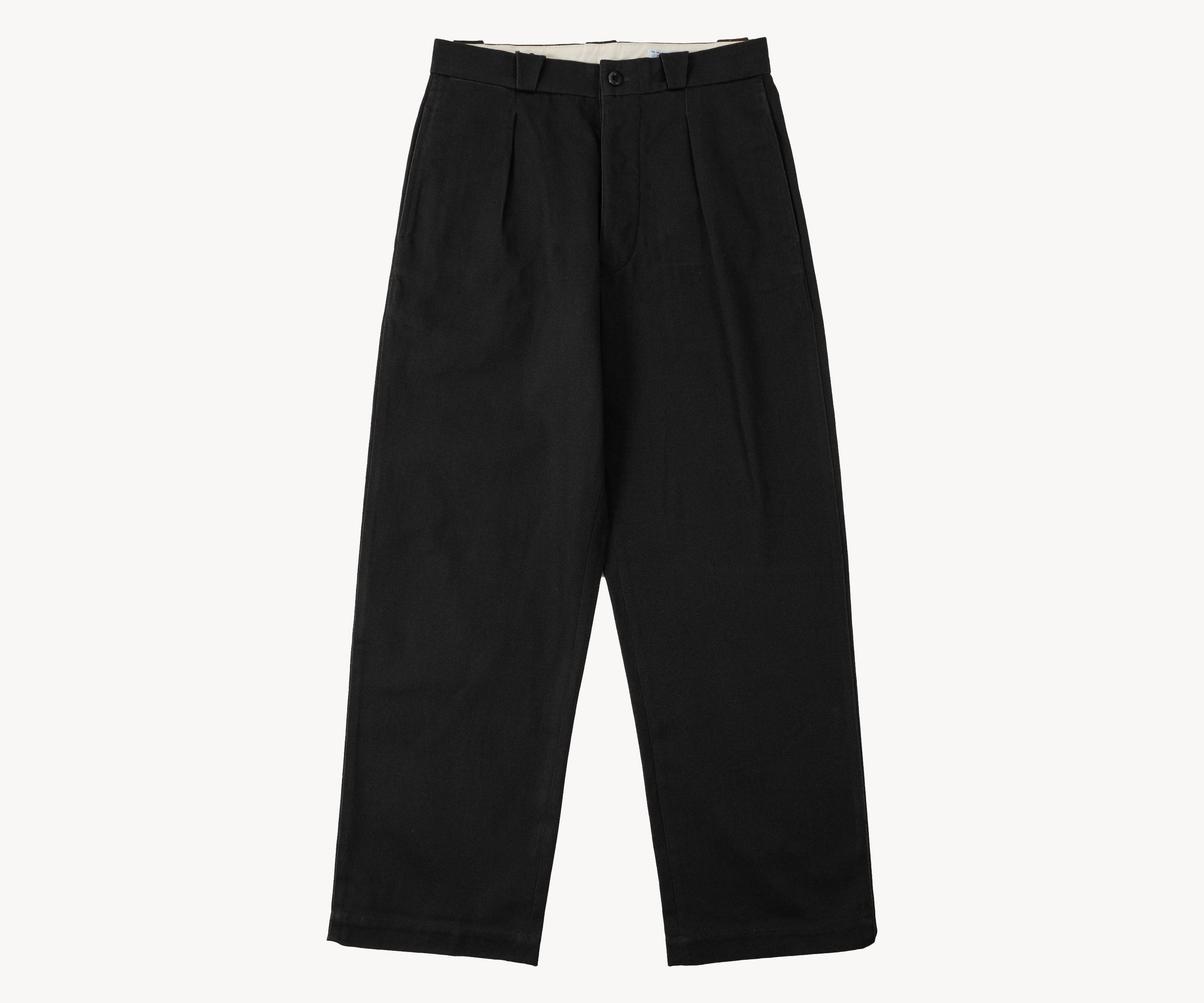 THE ELEPHANT PANTS Pants US26 / BLACK HEAVY WEIGHT - BRUT Clothing US