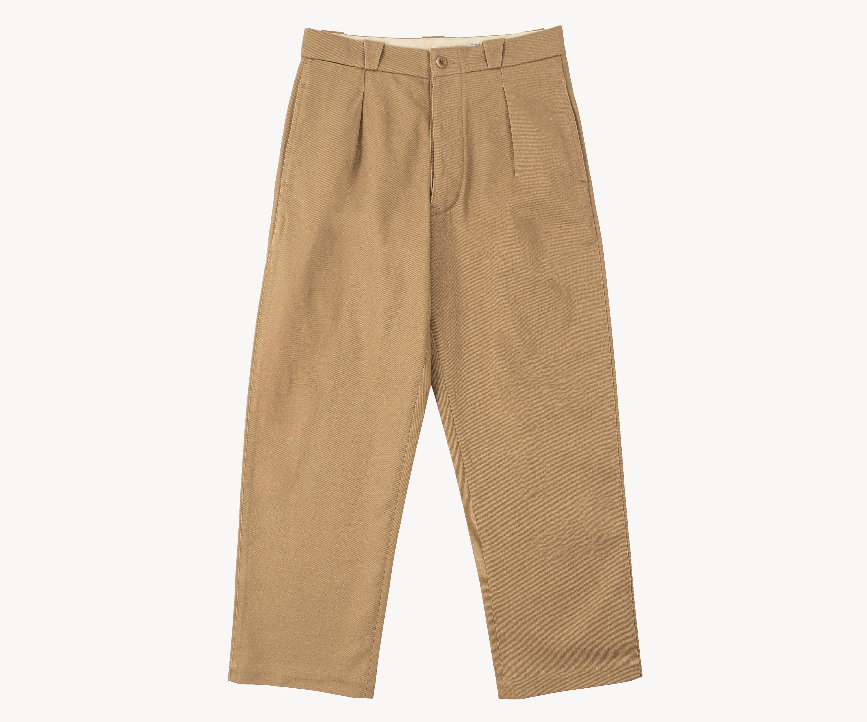 THE ELEPHANT PANTS Pants US26 / KHAKI HEAVY WEIGHT - BRUT Clothing US