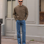THE BEST LONG SLEEVES POCKET T-SHIRT T-Shirts X-SMALL / LIGHT BROWN - BRUT Clothing US
