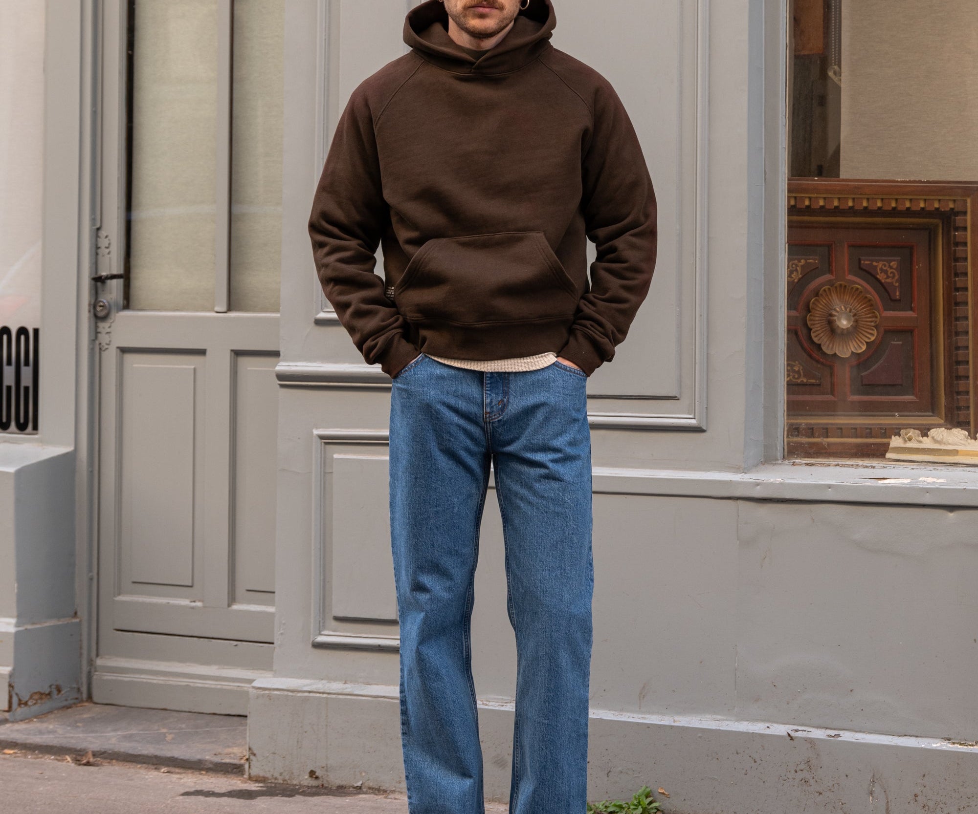 THE BEST SWEAT Sweatshirts X-SMALL / BROWN - BRUT Clothing US