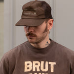 THE NEW YORK TRUCKER CAP Hats and Caps ONE SIZE / WASHED BROWN - BRUT Clothing US