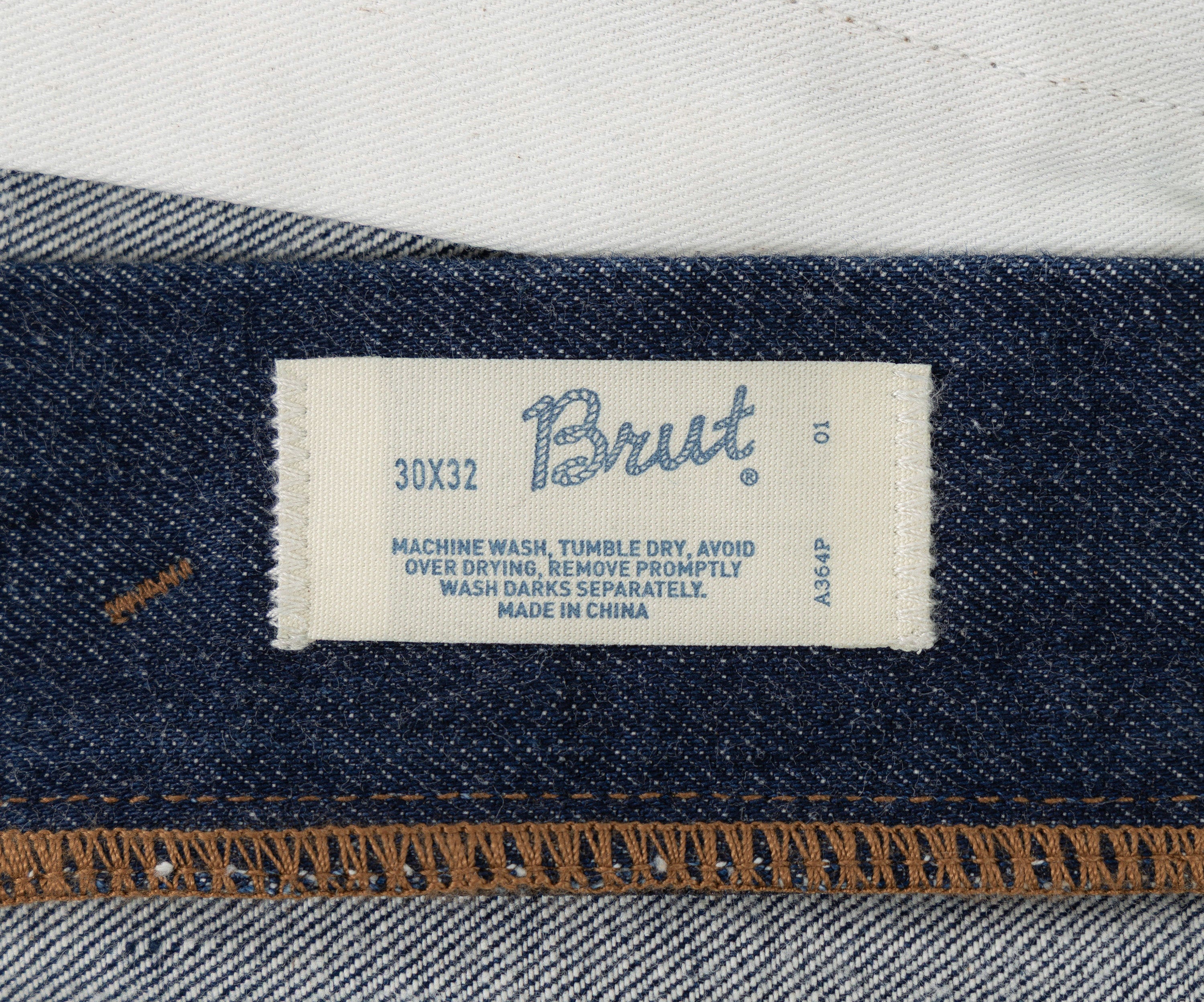 THE FLARE DENIM Pants US26 / RAW INDIGO - BRUT Clothing US