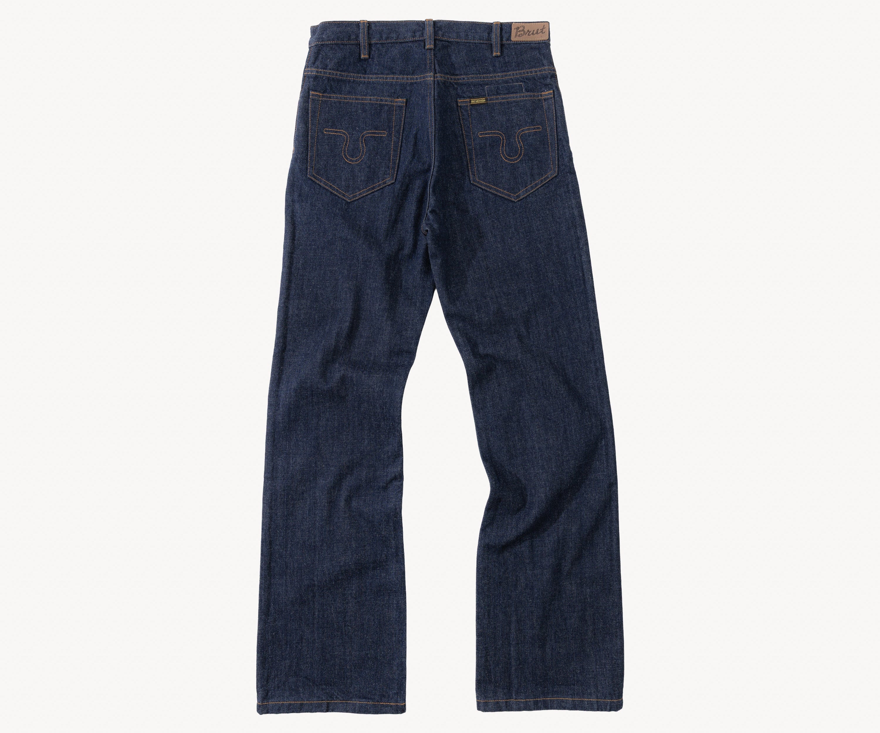 THE FLARE DENIM Pants US26 / RAW INDIGO - BRUT Clothing US