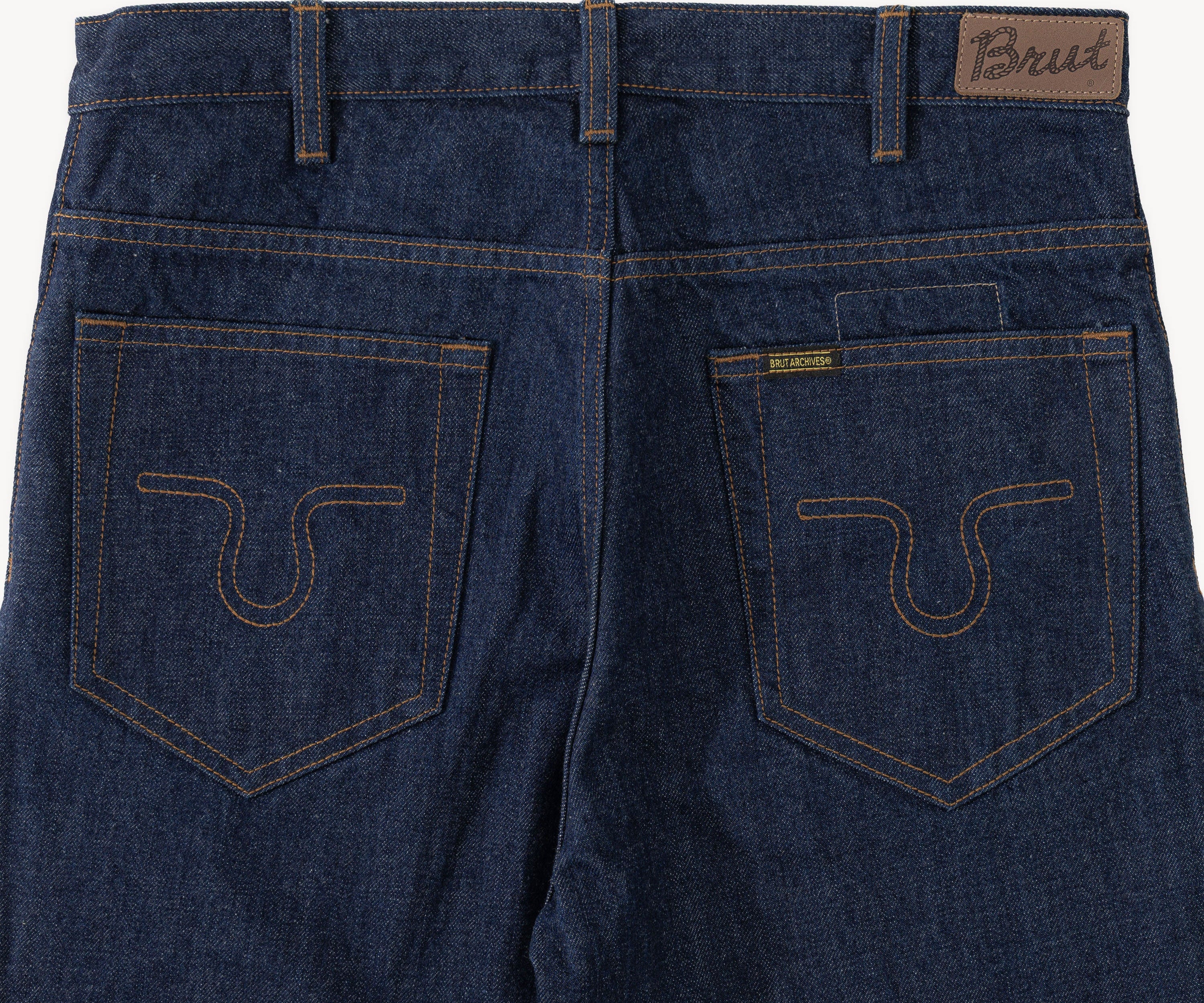 THE FLARE DENIM Pants US26 / RAW INDIGO - BRUT Clothing US