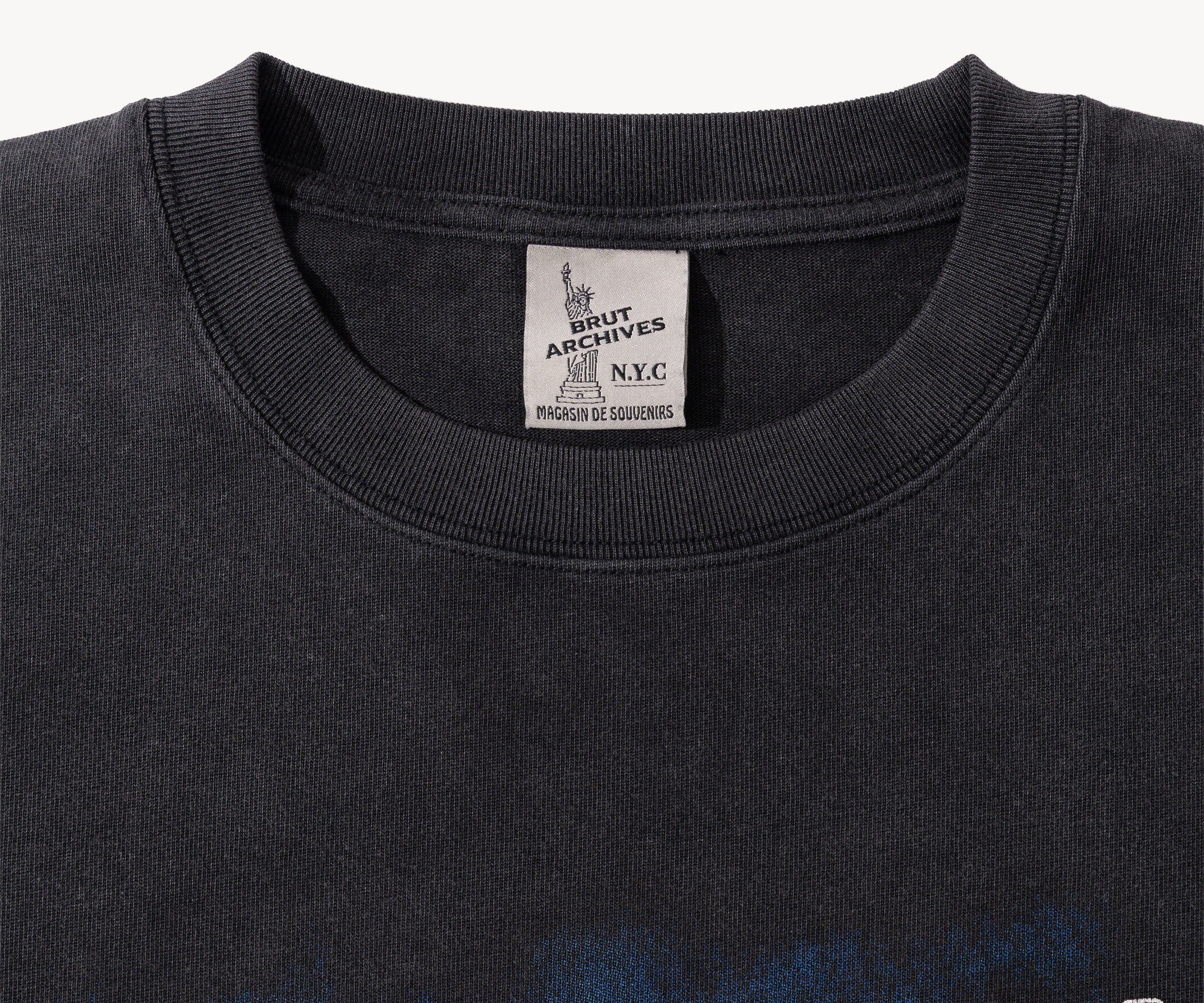 FROM PARIS TO NYC TEE T-Shirts X-SMALL / BLACK - BRUT Clothing US