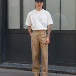 THE ONE PLEAT PANTS Pants US26 / KHAKI HEAVY WEIGHT - BRUT Clothing US