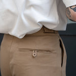 THE ONE PLEAT PANTS Pants US26 / KHAKI HEAVY WEIGHT - BRUT Clothing US