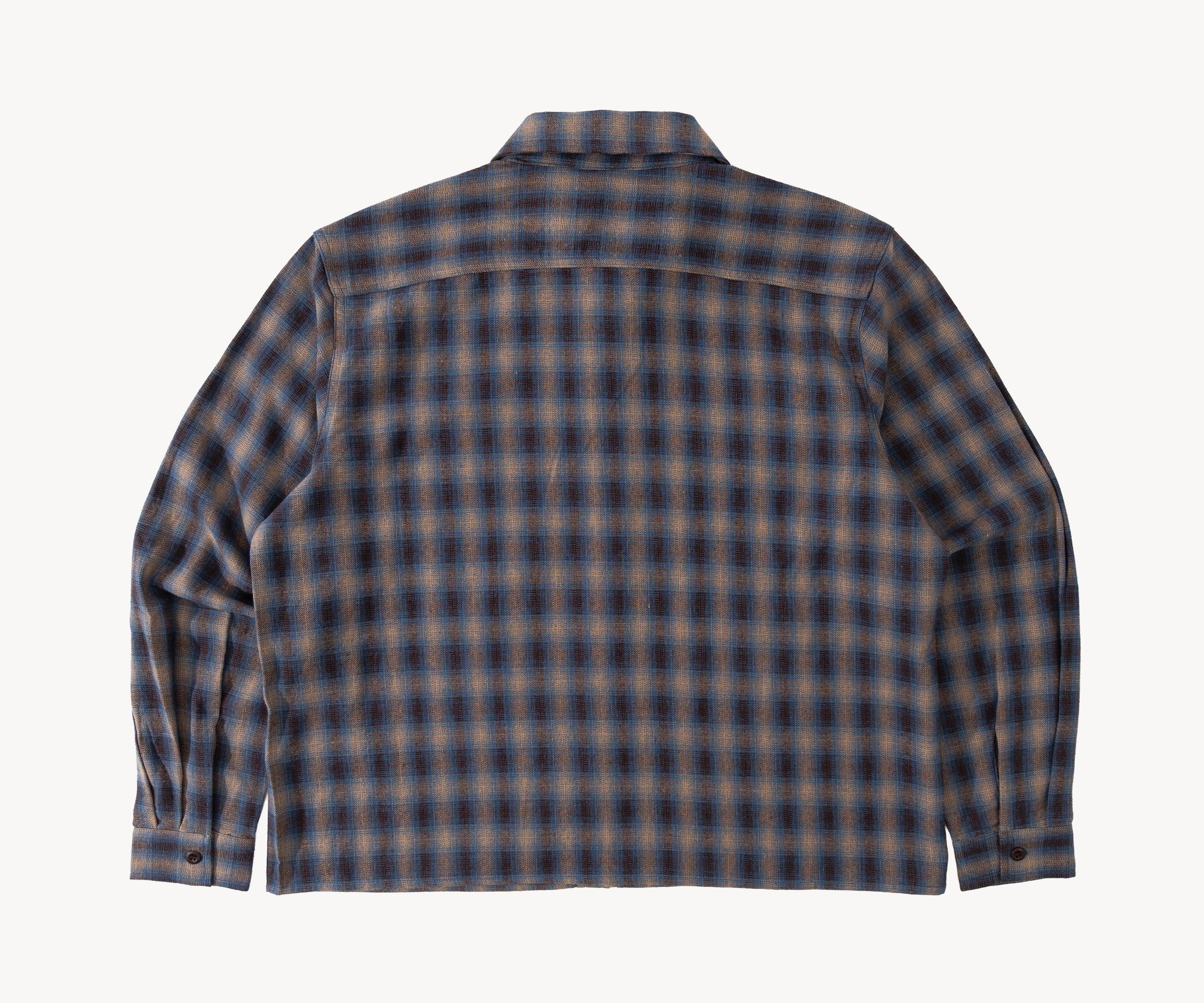 THE HIGH TRAIL SHIRT Shirts SMALL / BROWN / BLUE - BRUT Clothing US