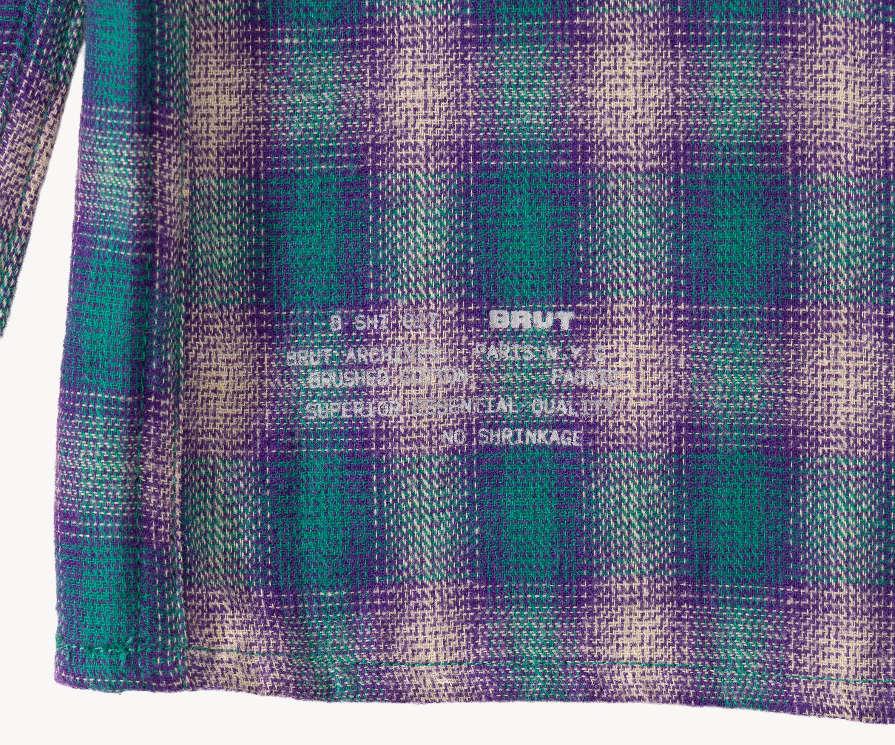 THE HIGH TRAIL SHIRT Shirts SMALL / TURQUOISE / PURPLE - BRUT Clothing US