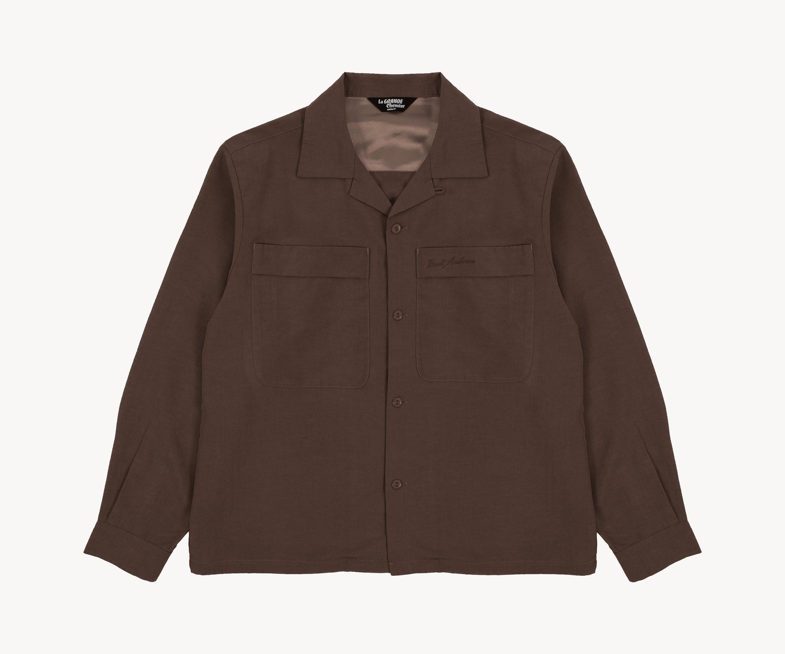 LA GRANDE CHEMISE Shirts X-SMALL / BROWN - BRUT Clothing US