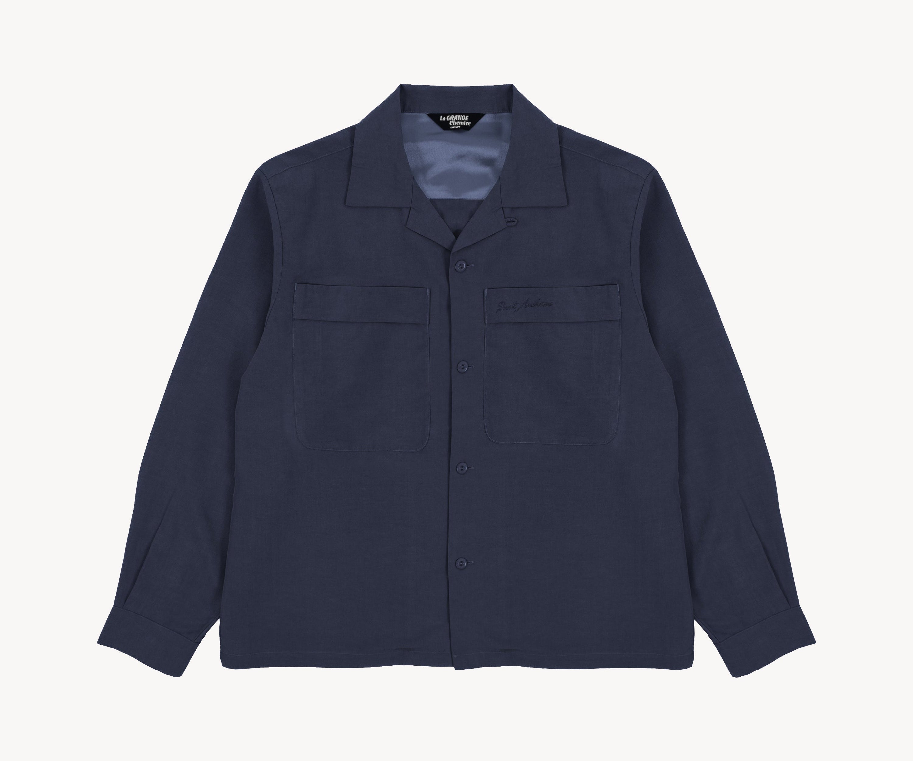 LA GRANDE CHEMISE Shirts X-SMALL / NAVY - BRUT Clothing US