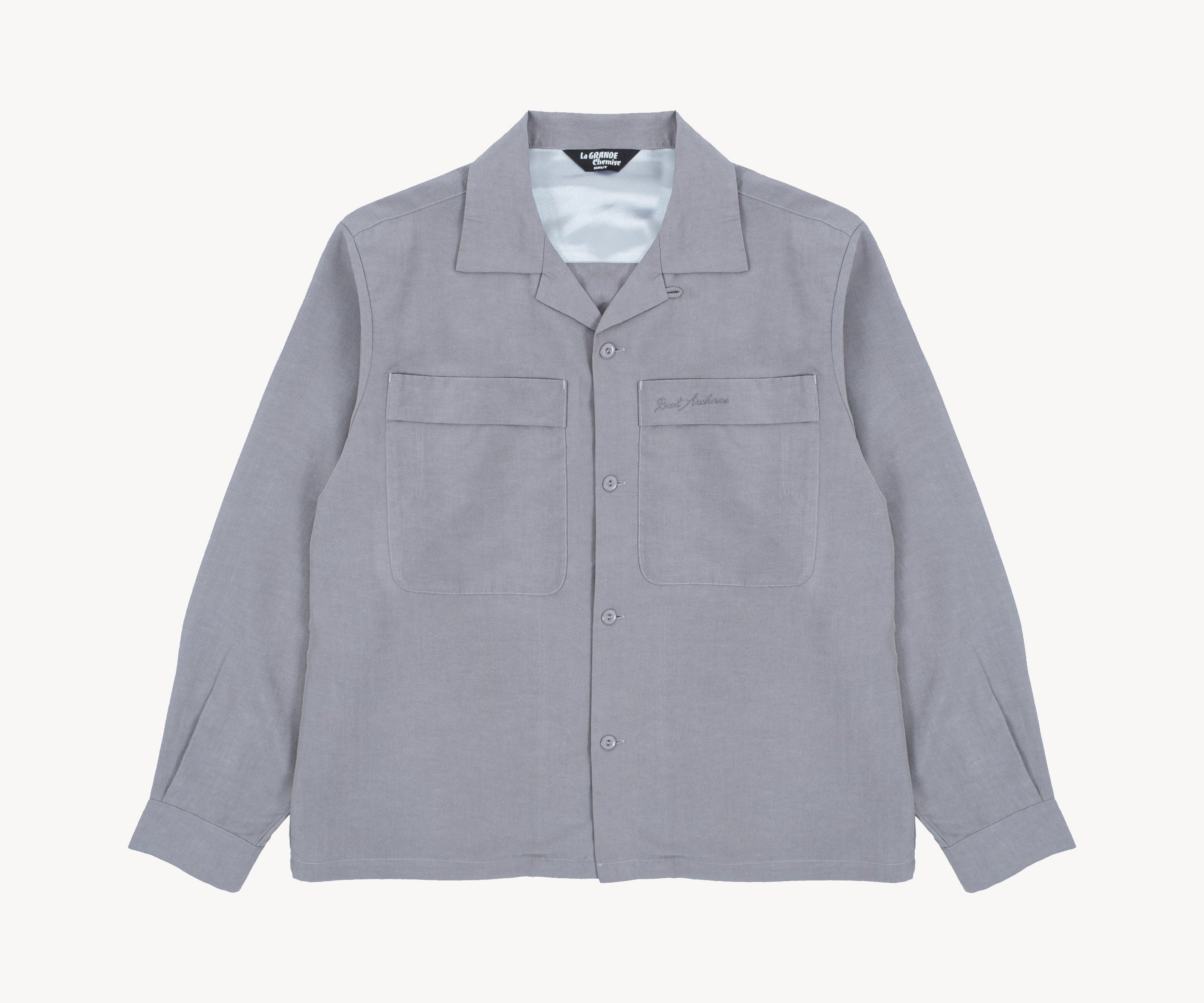 LA GRANDE CHEMISE Shirts X-SMALL / GREY - BRUT Clothing US