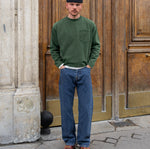 THE BEST LONG SLEEVES POCKET T-SHIRT T-Shirts X-SMALL / FOREST GREEN - BRUT Clothing US