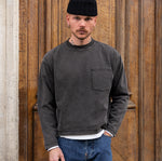 THE BEST LONG SLEEVES POCKET T-SHIRT T-Shirts X-SMALL / STRONG FADED BLACK - BRUT Clothing US