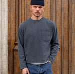 THE BEST LONG SLEEVES POCKET T-SHIRT T-Shirts X-SMALL / NAVY - BRUT Clothing US