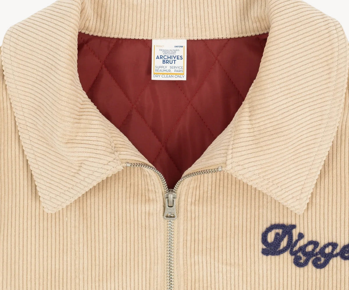 THE LUCKY JACKET Coats & Jackets X-SMALL / BEIGE - BRUT Clothing US