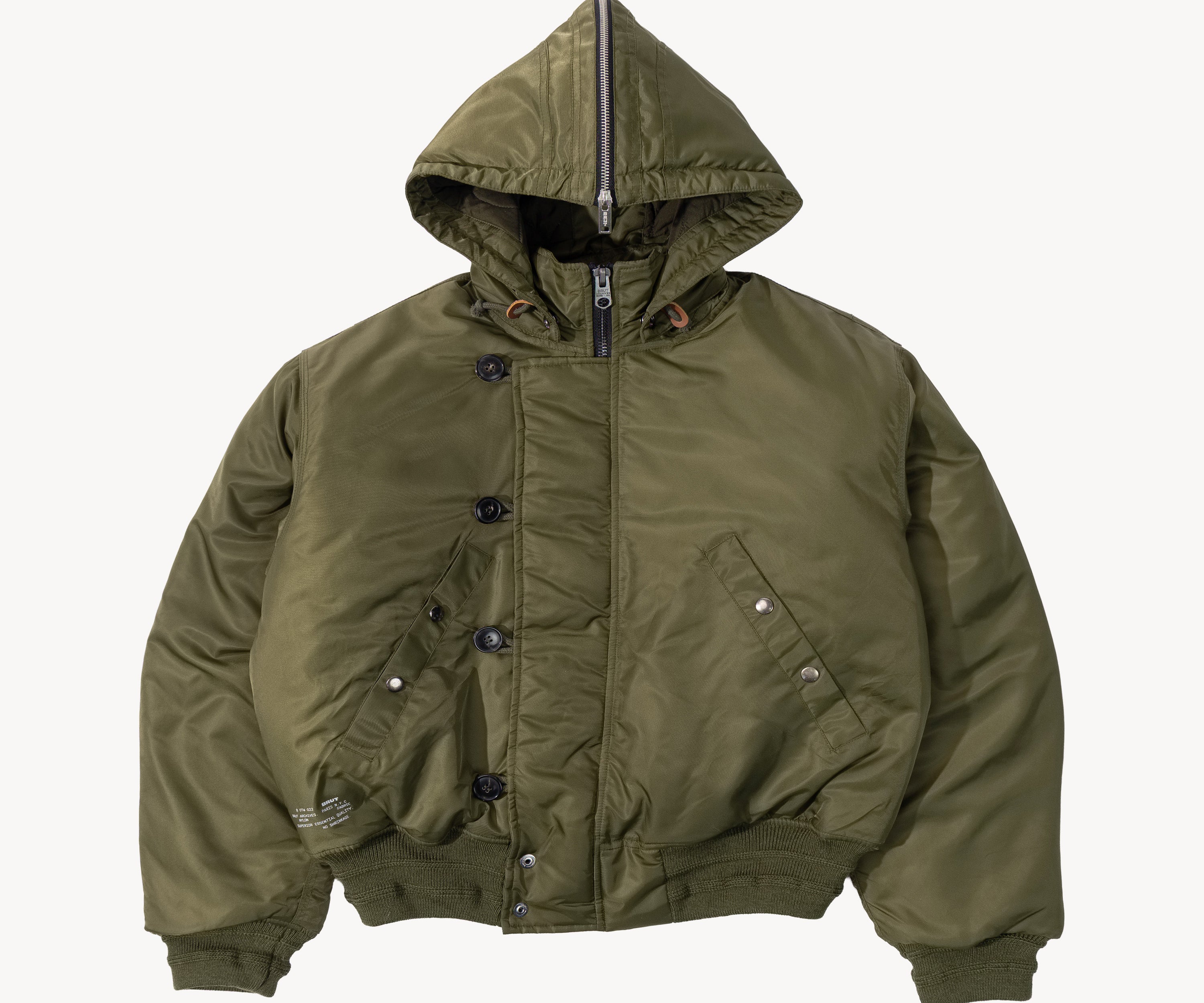 THE LUNAR BOMBER Coats & Jackets SMALL / GREEN - BRUT Clothing US