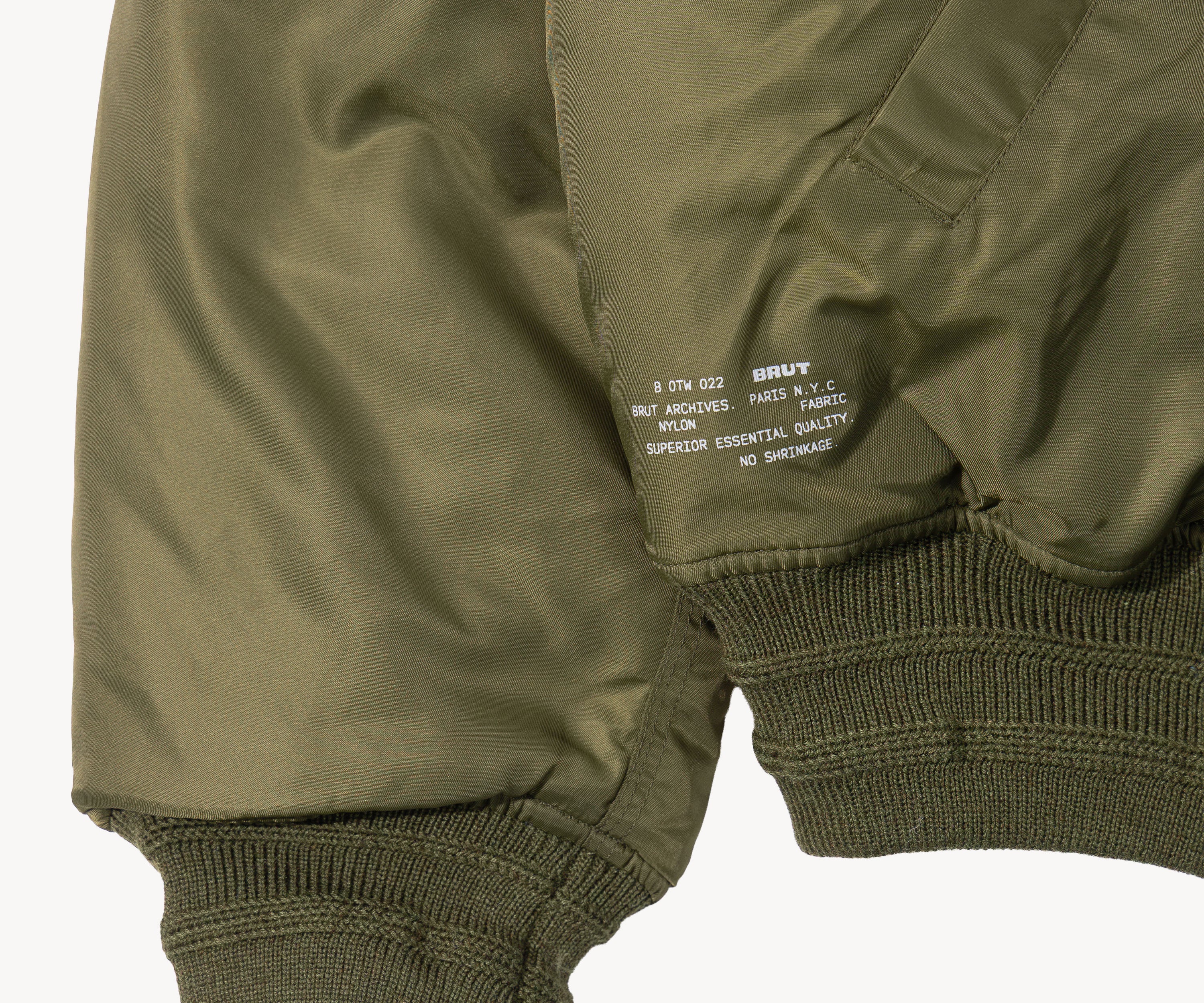 THE LUNAR BOMBER Coats & Jackets SMALL / GREEN - BRUT Clothing US