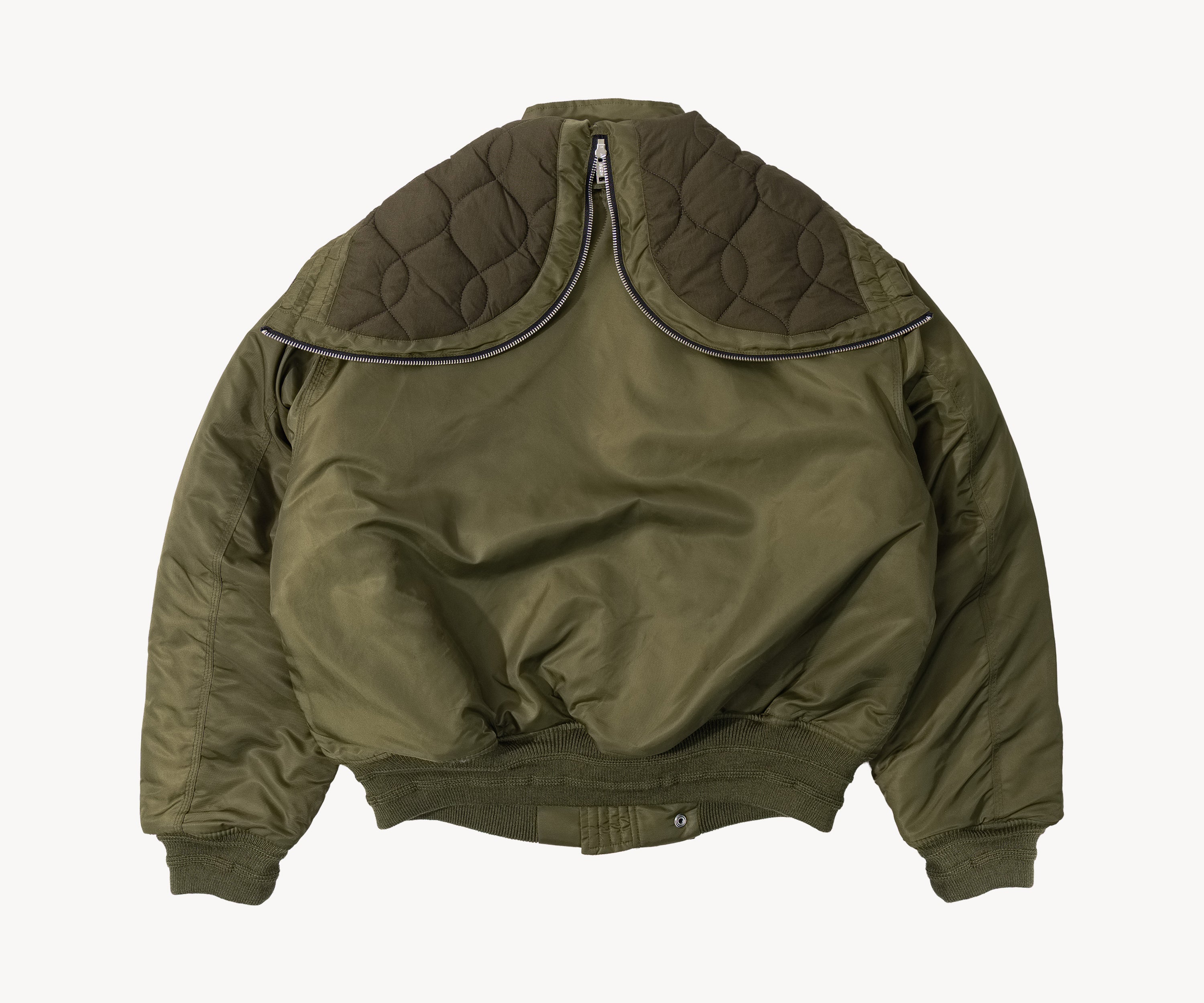 THE LUNAR BOMBER Coats & Jackets SMALL / GREEN - BRUT Clothing US