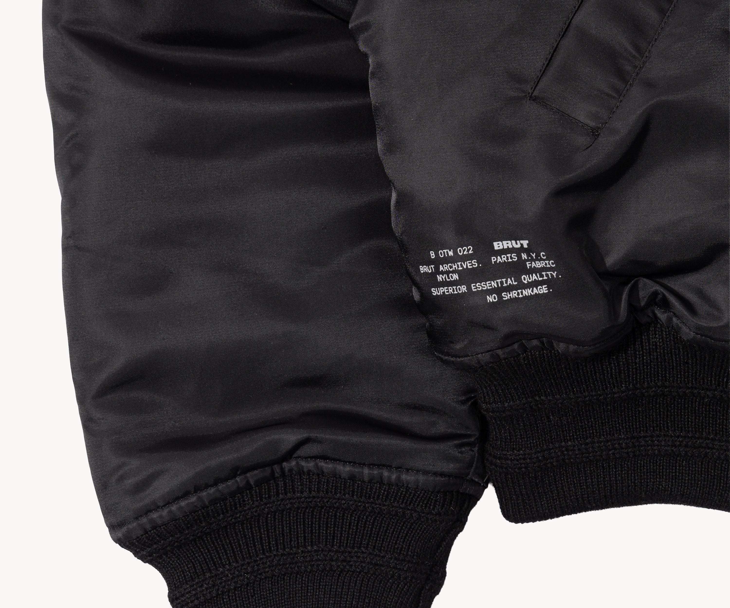 THE LUNAR BOMBER Coats & Jackets SMALL / BLACK - BRUT Clothing US