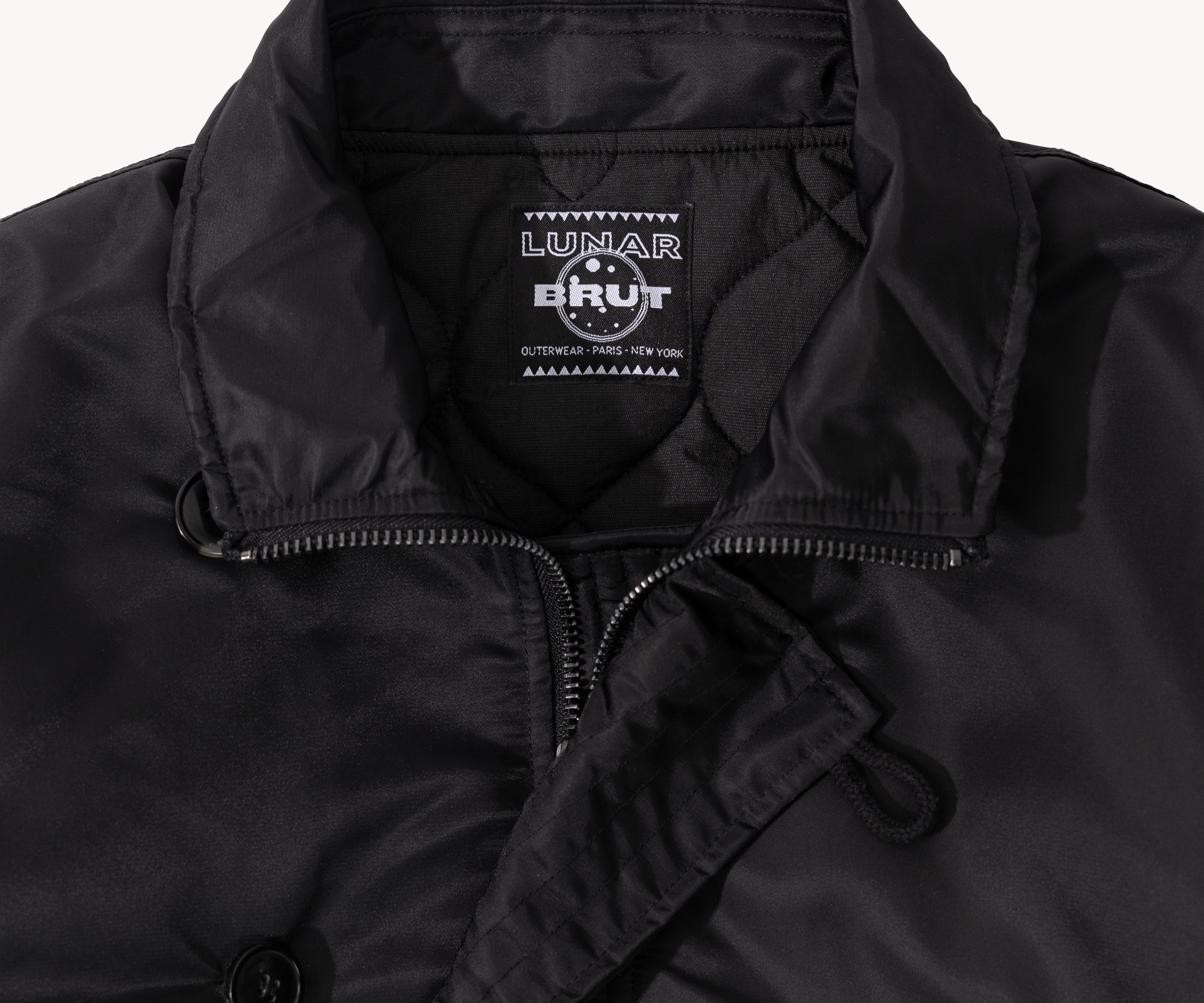 THE LUNAR BOMBER Coats & Jackets SMALL / BLACK - BRUT Clothing US