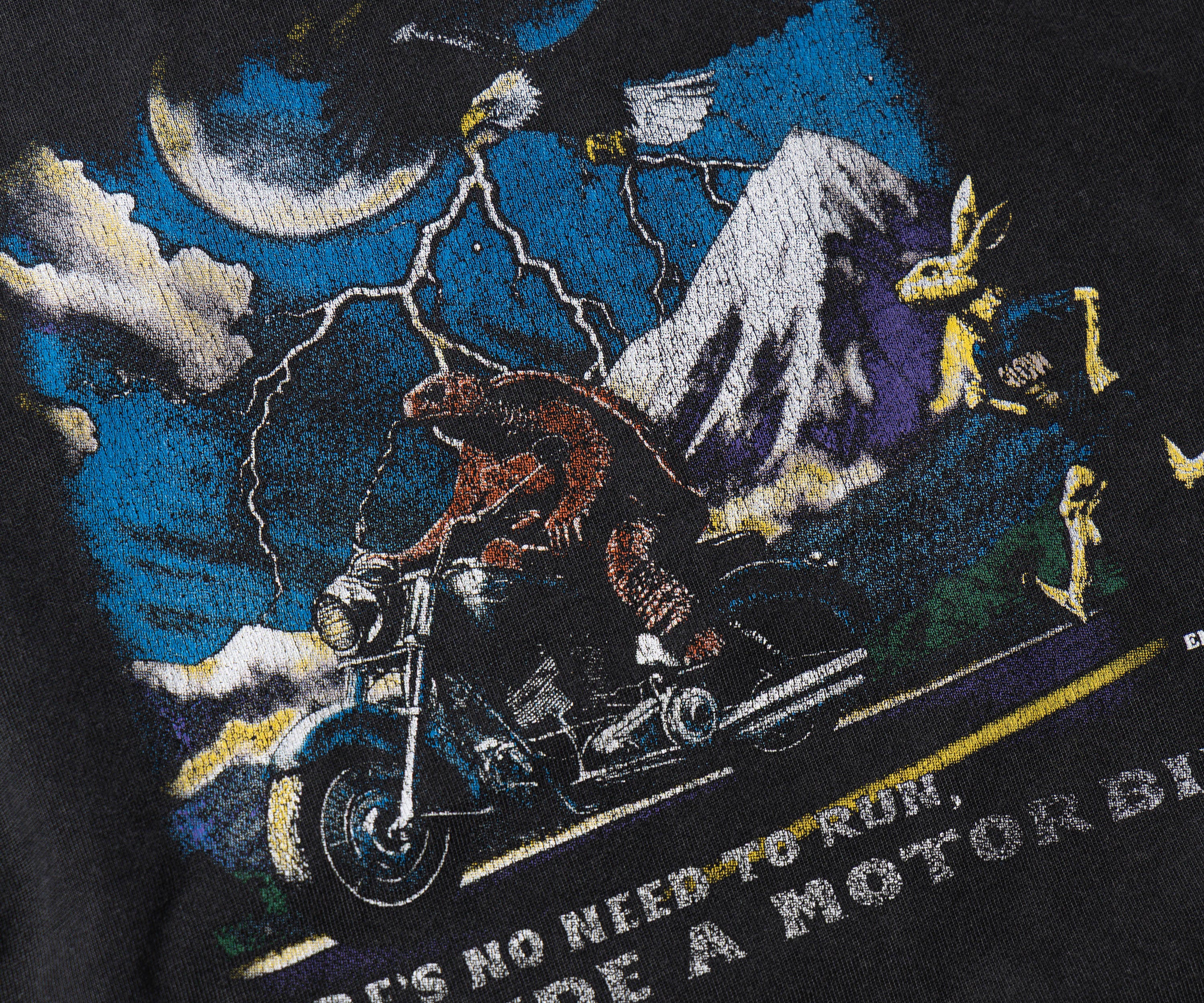 NO NEED TO RUN TEE T-Shirts X-SMALL / BLACK - BRUT Clothing US