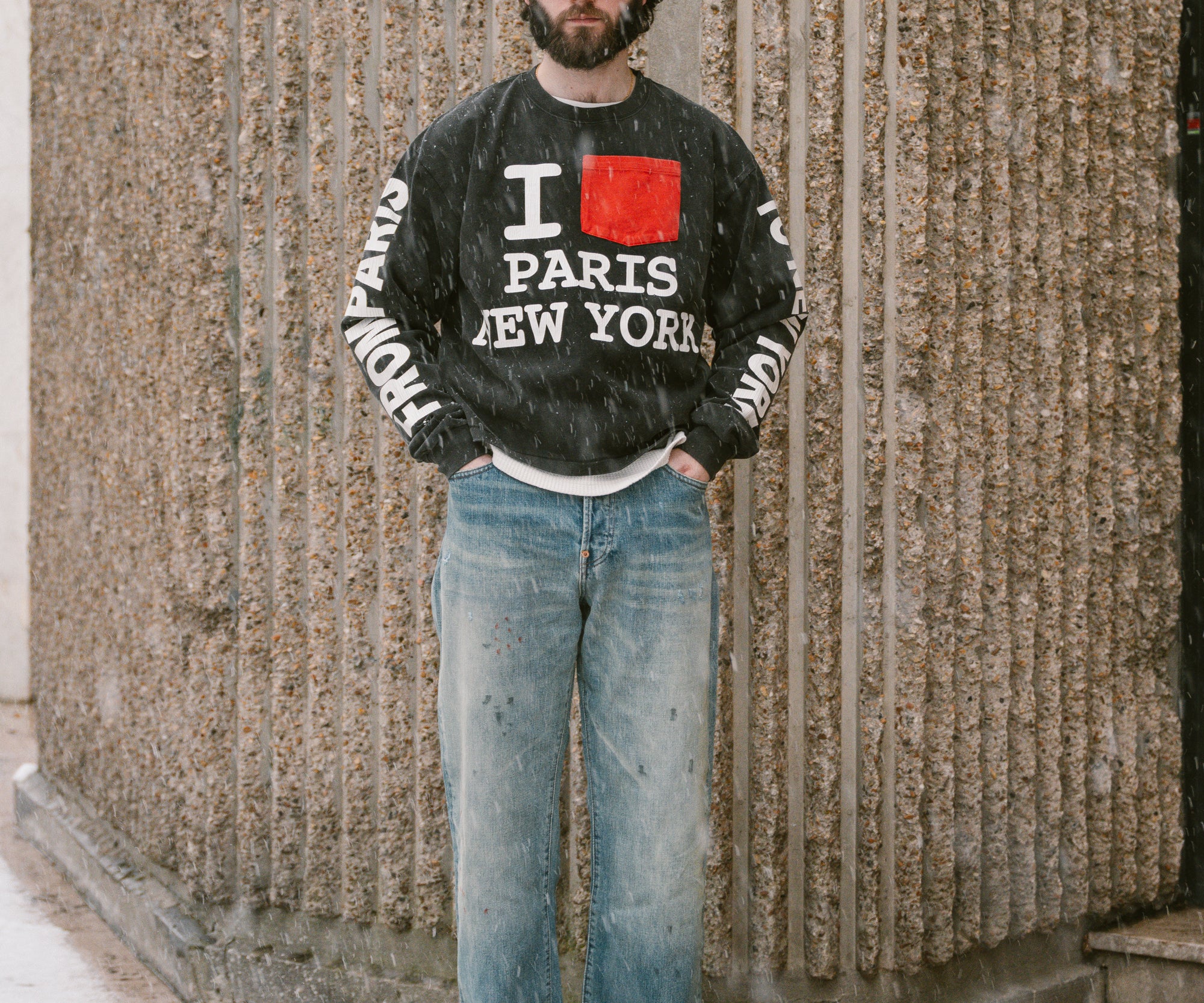 I LOVE PARIS NYC TEE T-Shirts X-SMALL / BLACK - BRUT Clothing US