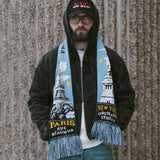 THE PARIS NEW YORK SCARF Scarves BLUE - BRUT Clothing US