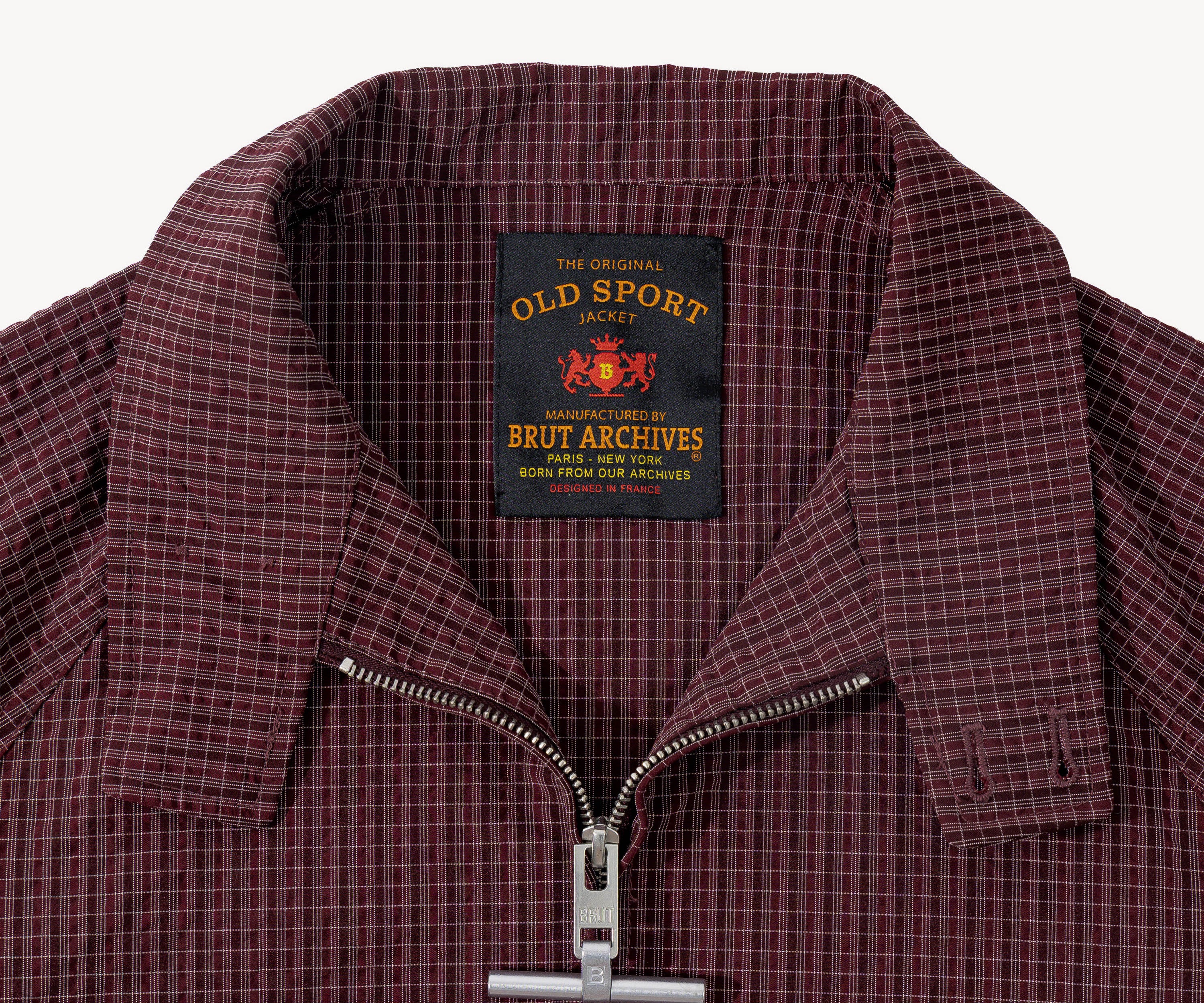 THE OLD SPORT JACKET Coats & Jackets X-SMALL / BURGUNDY - BRUT Clothing US