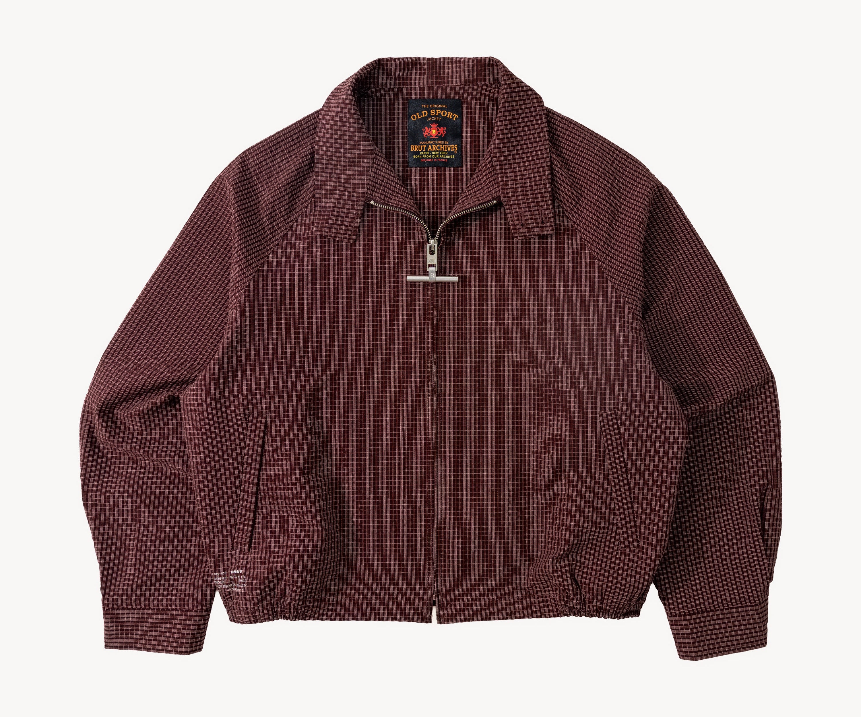 THE OLD SPORT JACKET Coats & Jackets X-SMALL / BURGUNDY - BRUT Clothing US