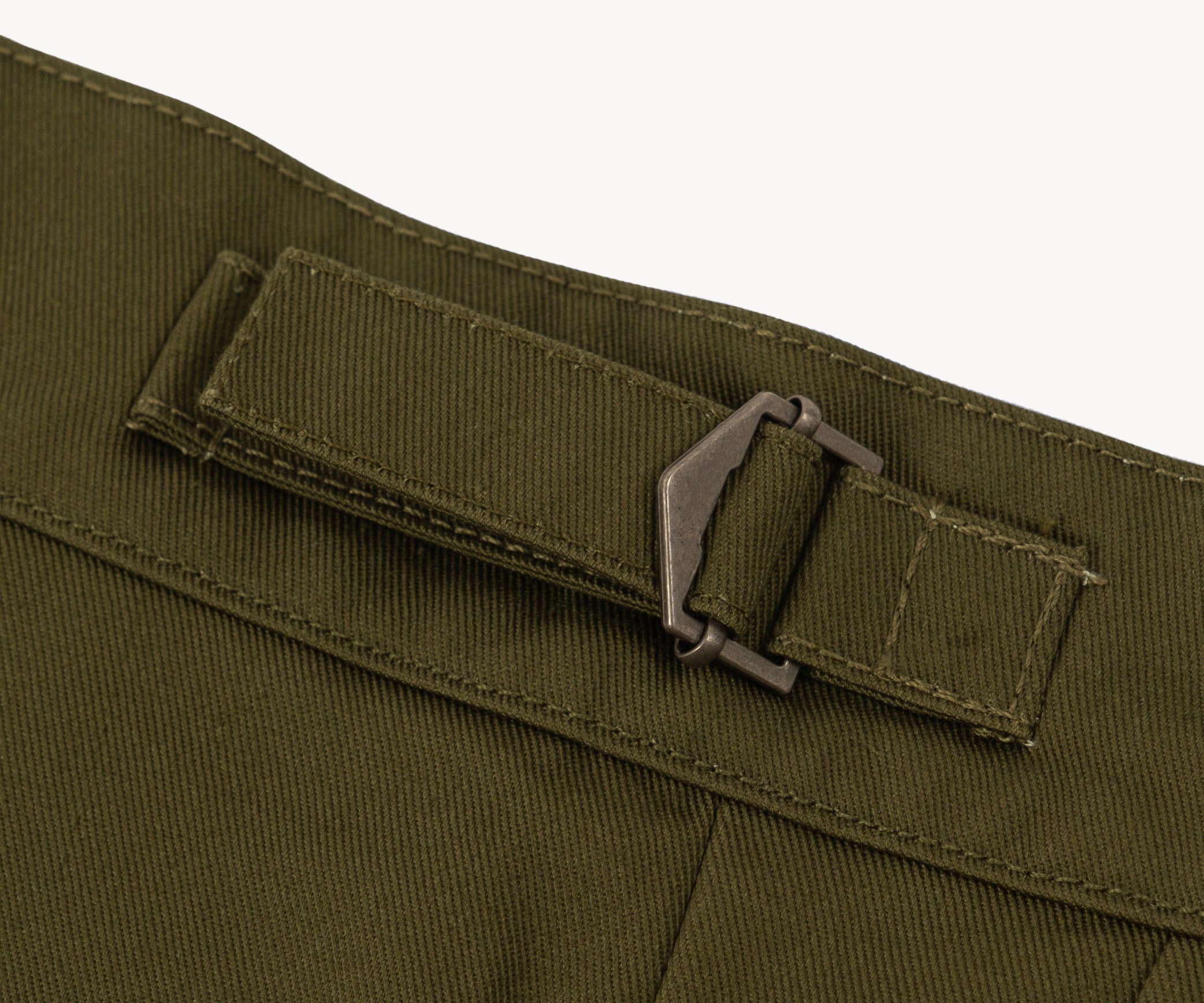 THE ONE PLEAT PANTS Pants US26 / OLIVE GREEN - BRUT Clothing US